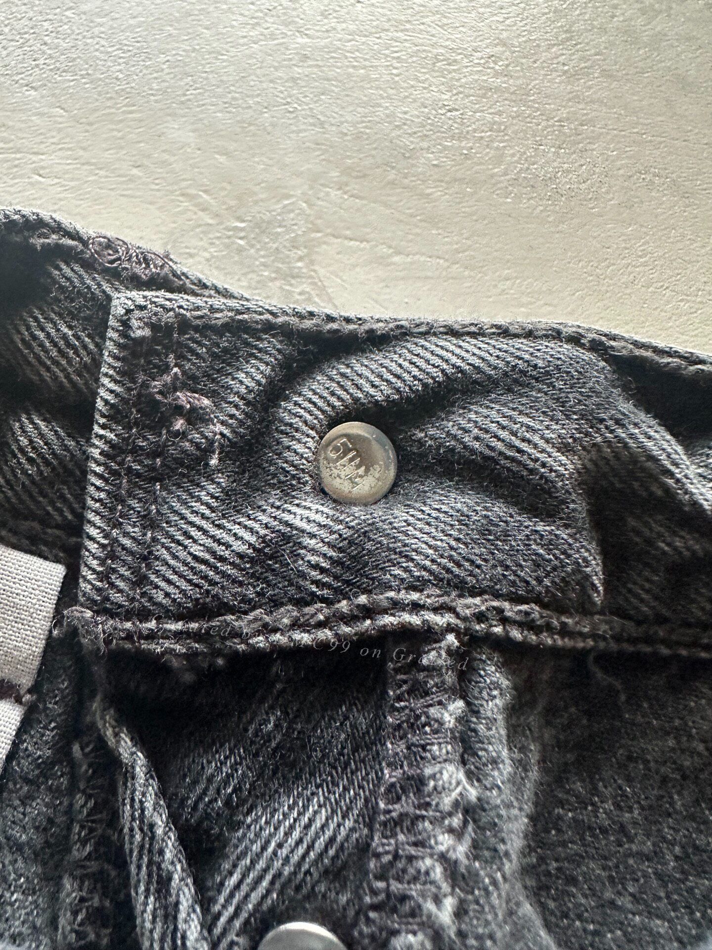 Vintage Vintage Levis 501 Black Women's Jeans Size 28" / US 6 / IT 42 - 4 Thumbnail