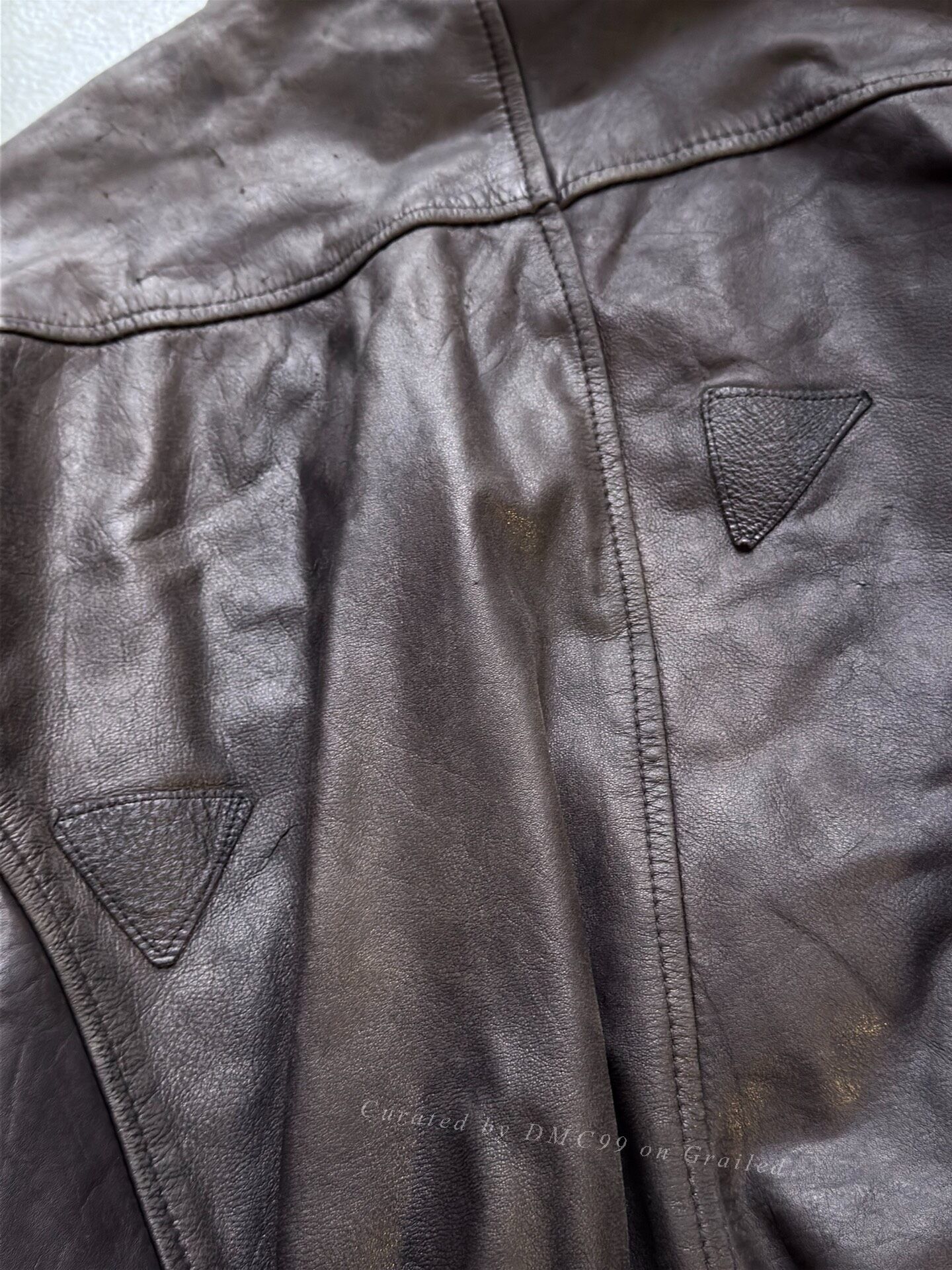 Vintage Vintage 90s 3-Pocket Leather Jacket Size US M / EU 48-50 / 2 - 8 Thumbnail