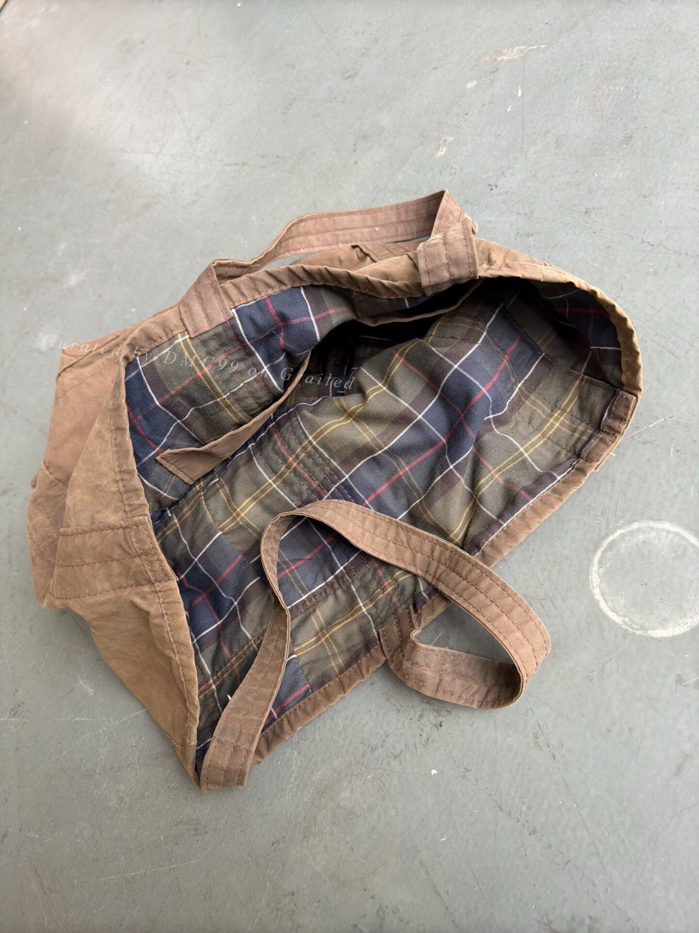 Vintage Vintage Barbour Waxed Tote Size ONE SIZE - 6 Thumbnail