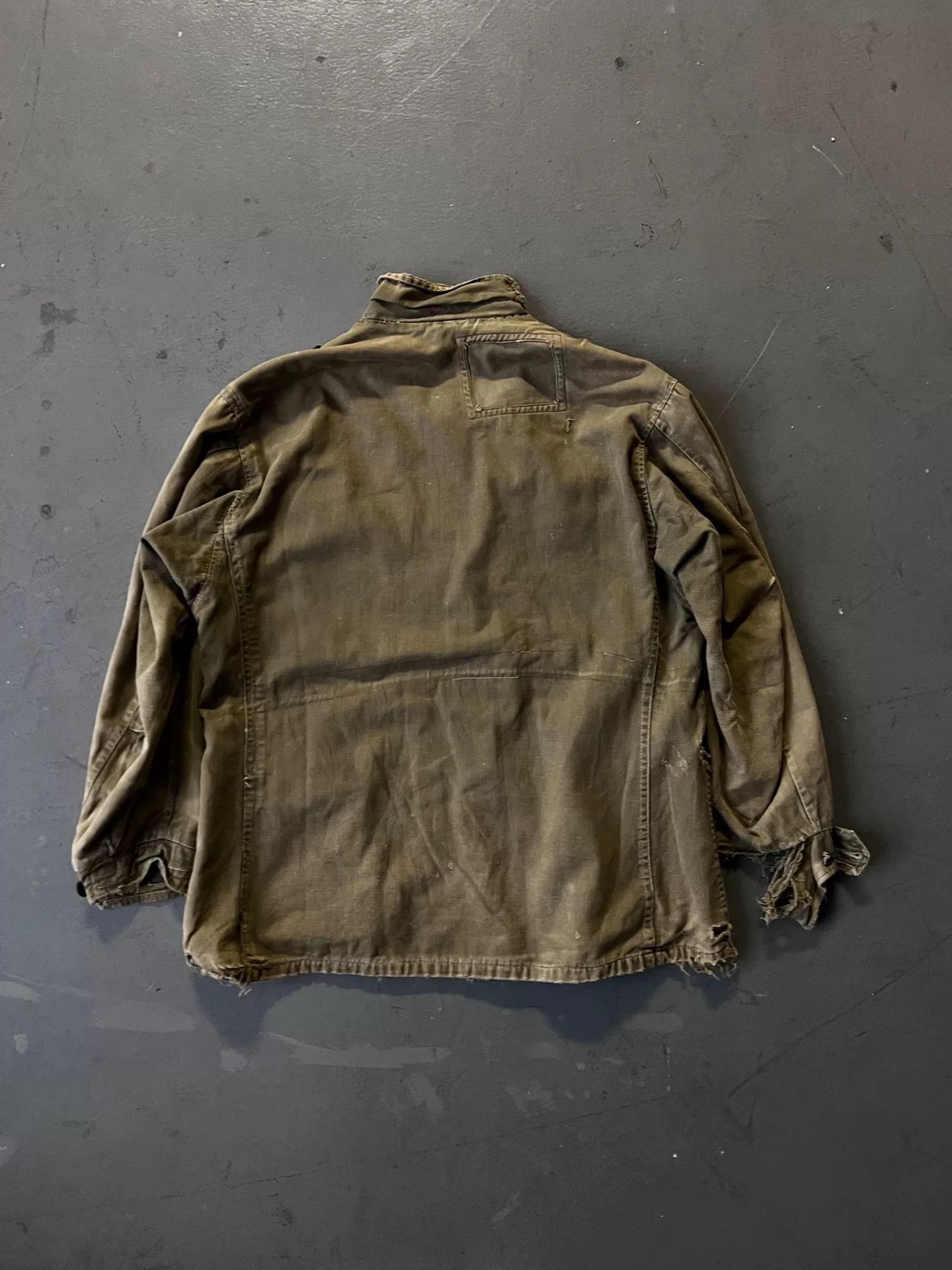 Vintage Vintage Moss Green Distressed Safari Jacket Size US M / EU 48-50 / 2 - 2 Thumbnail