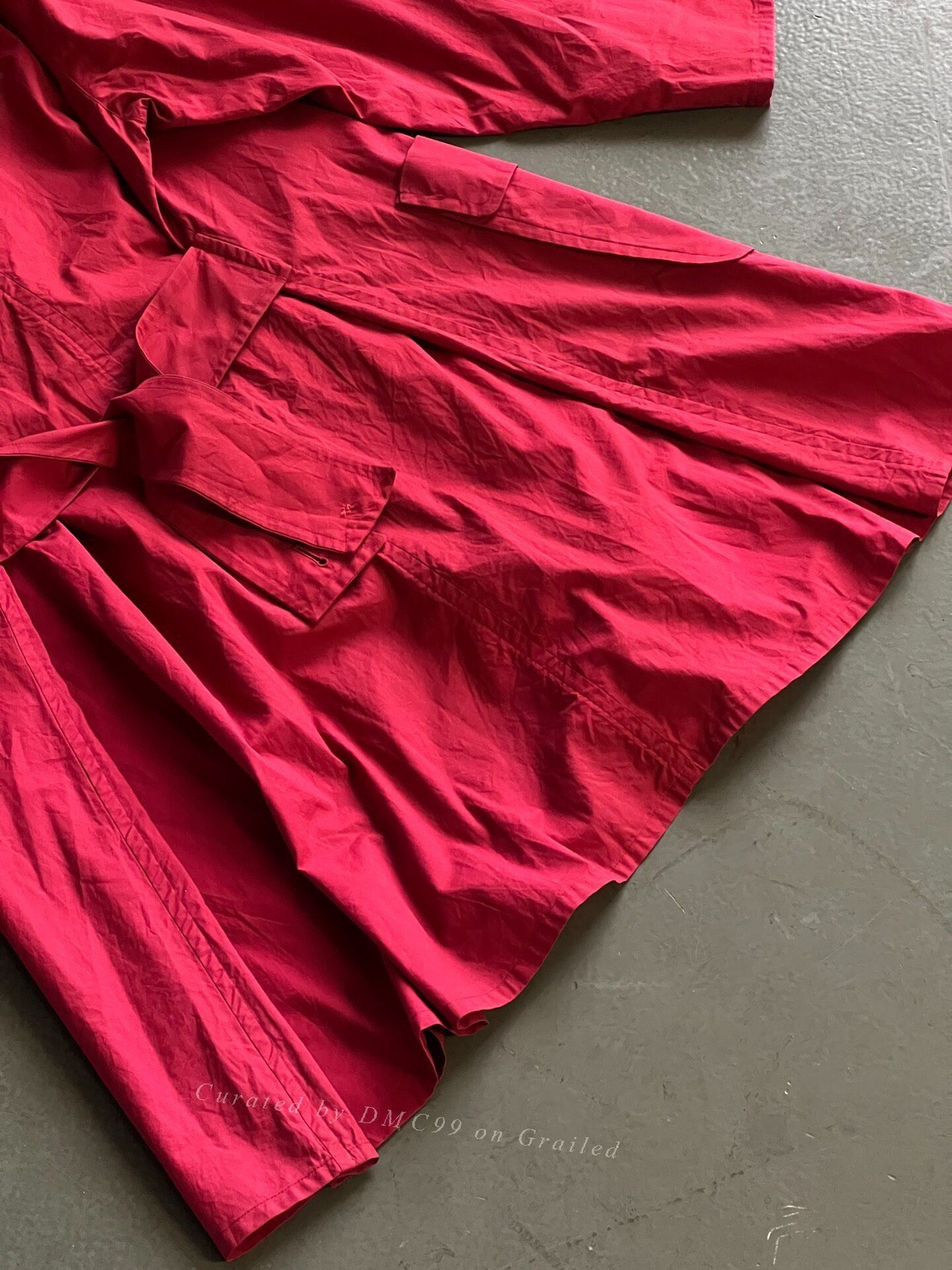 Vintage Vintage Burberry Red Trench Coat Size US M / EU 48-50 / 2 - 5 Thumbnail