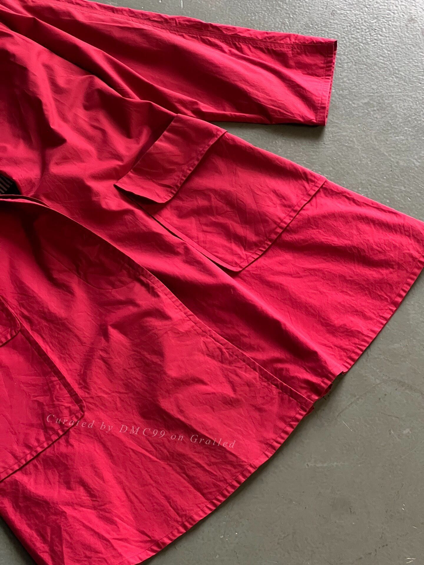 Vintage Vintage Burberry Red Trench Coat Size US M / EU 48-50 / 2 - 3 Thumbnail