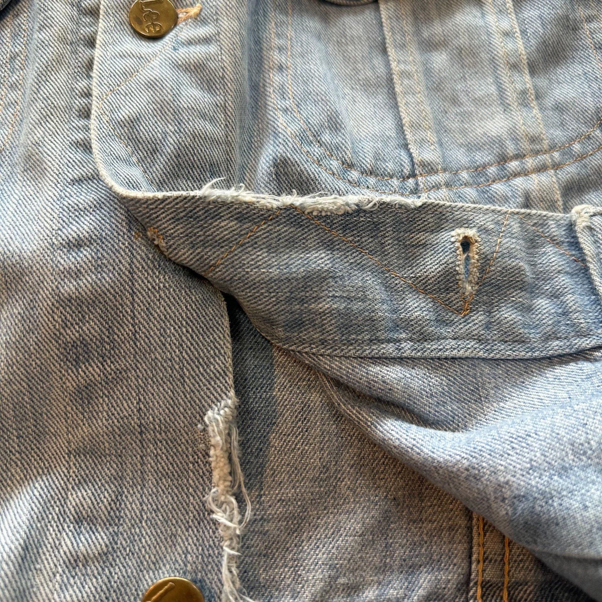 Vintage Vintage Lee Denim J101 Jacket 70s-80s Size US XL / EU 56 / 4 - 7 Thumbnail