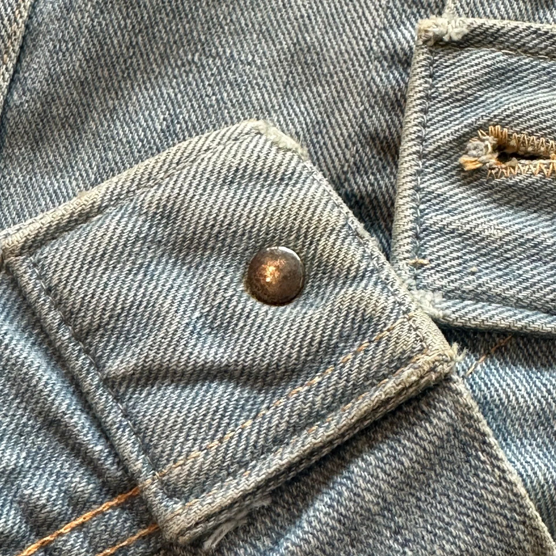 Vintage Vintage Lee Denim J101 Jacket 70s-80s Size US XL / EU 56 / 4 - 4 Thumbnail