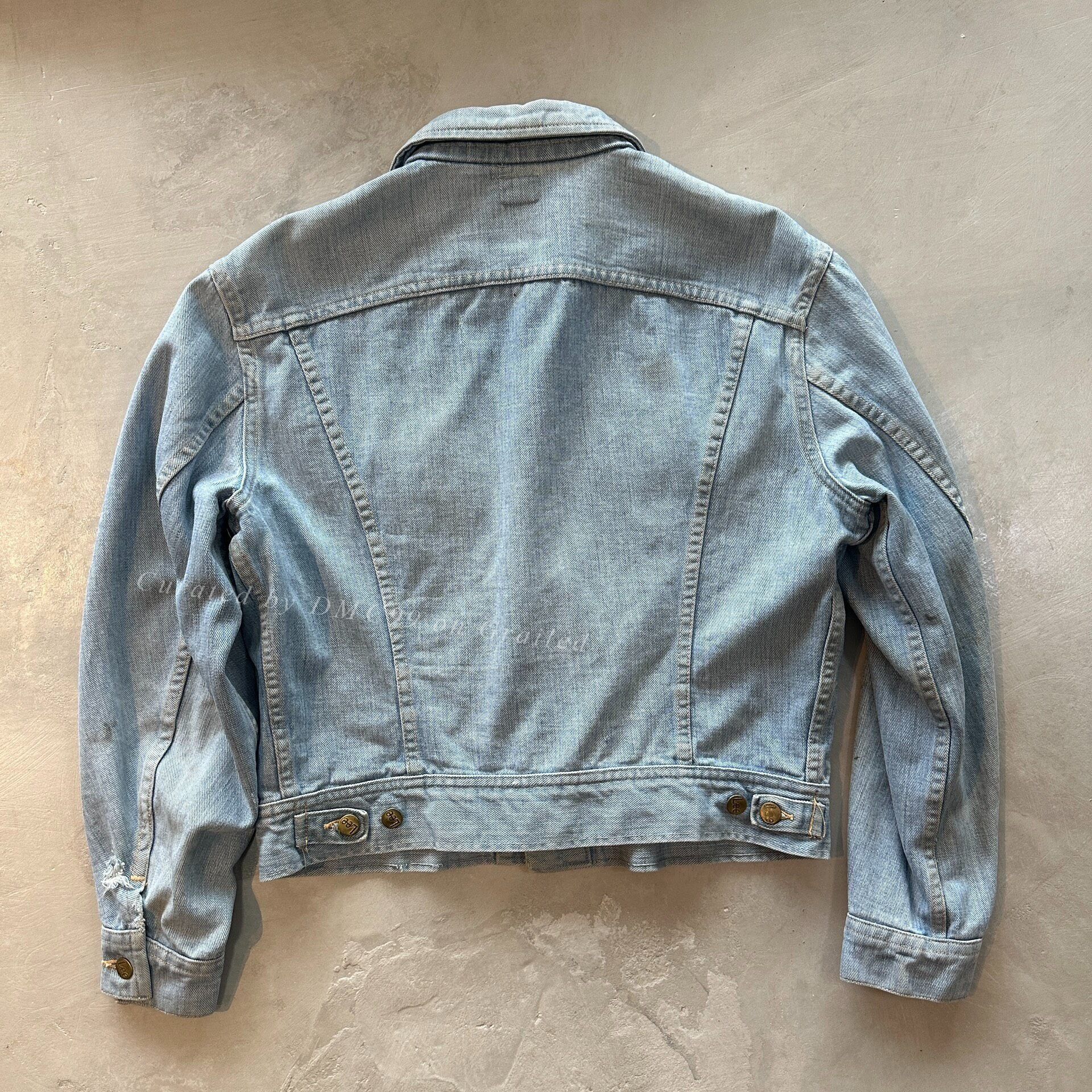 Vintage Vintage Lee Denim J101 Jacket 70s-80s Size US XL / EU 56 / 4 - 2 Thumbnail