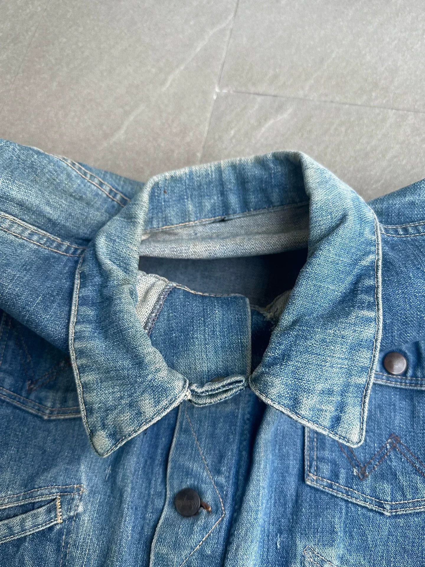 Vintage Vintage Wrangler 70s Men's Denim Jacket Size US M / EU 48-50 / 2 - 3 Thumbnail