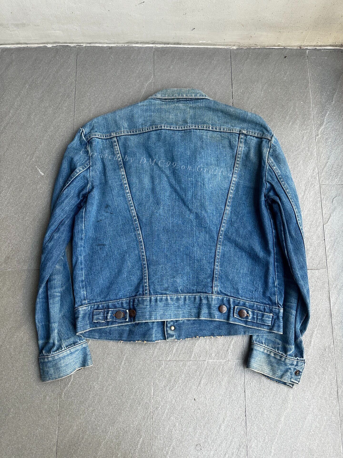 Vintage Vintage Wrangler 70s Men's Denim Jacket Size US M / EU 48-50 / 2 - 2 Thumbnail