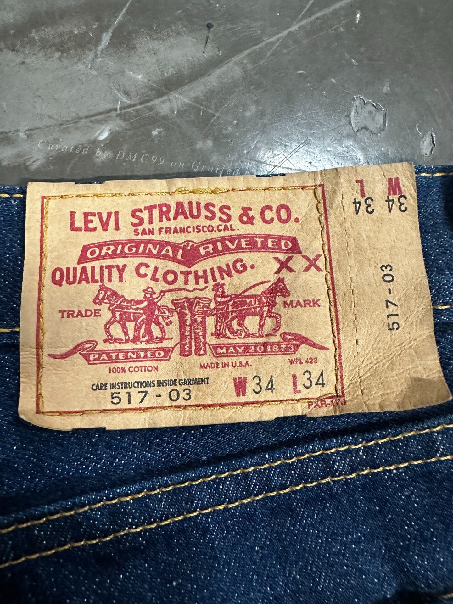 Vintage Vintage Levi's 517 Jeans Size US 34 / EU 50 - 4 Thumbnail