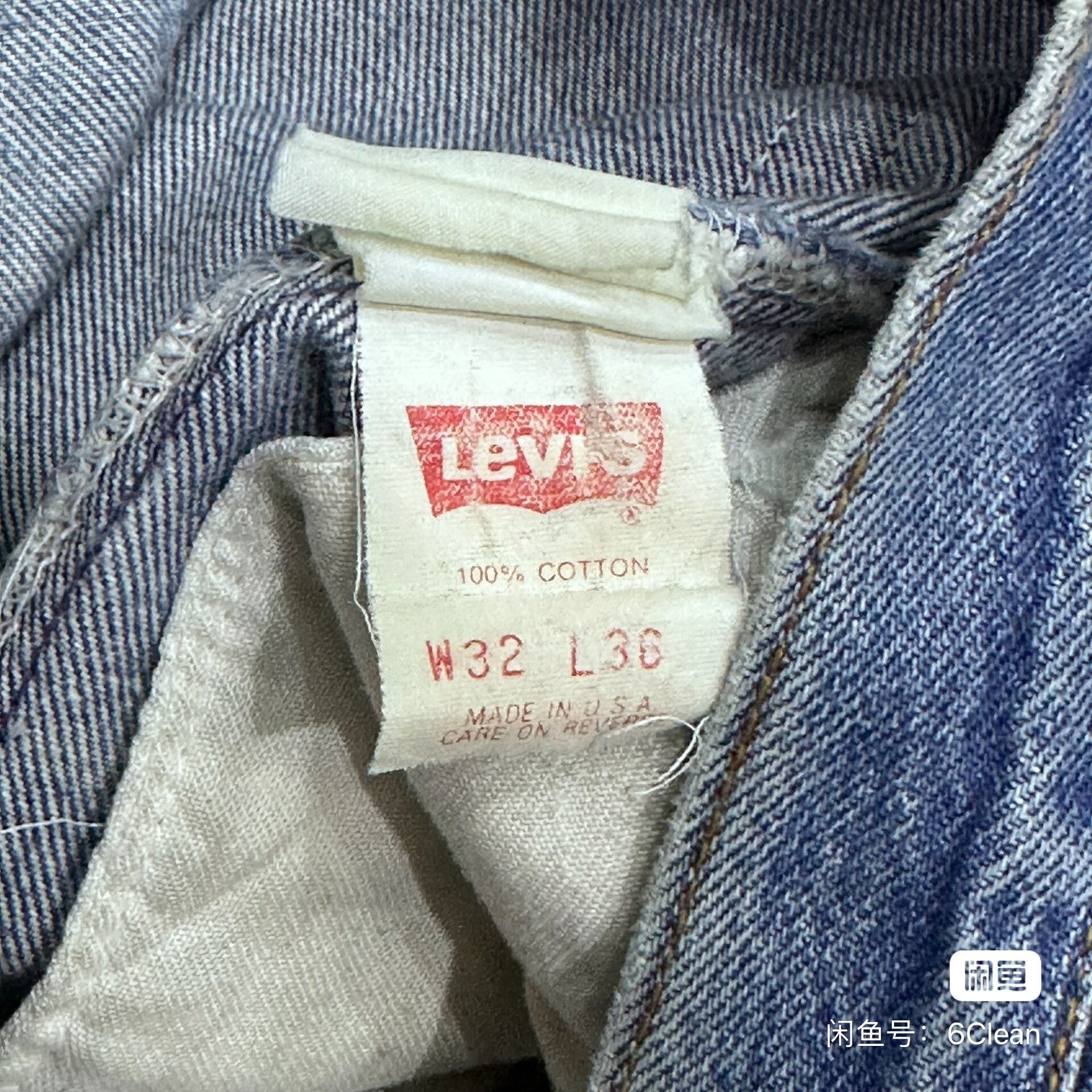Vintage Vintage 90s Levis 501 Jeans Size US 32 / EU 48 - 5 Thumbnail