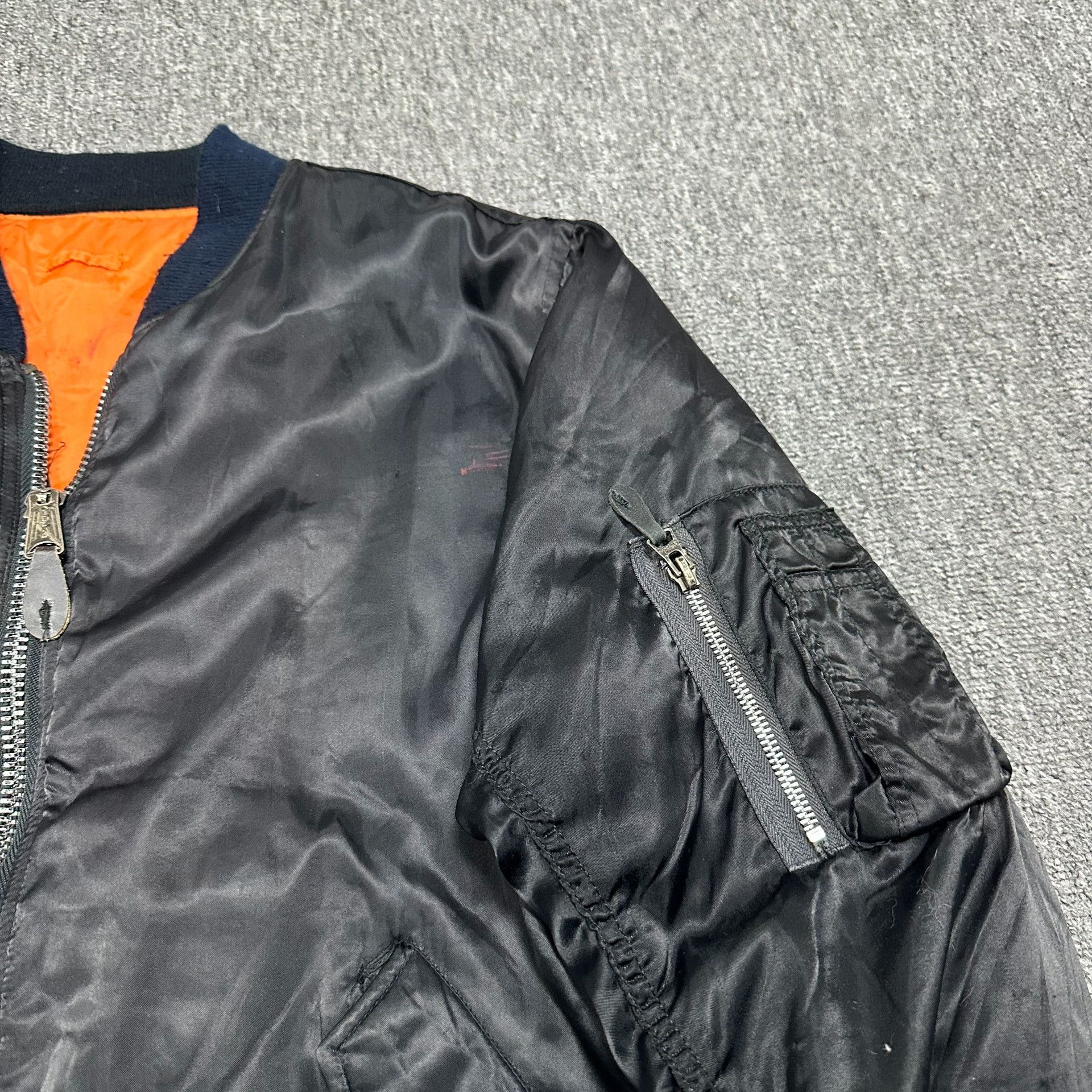 Vintage Vintage Alpha Ma-1 Bomber Jacket Size US M / EU 48-50 / 2 - 3 Thumbnail