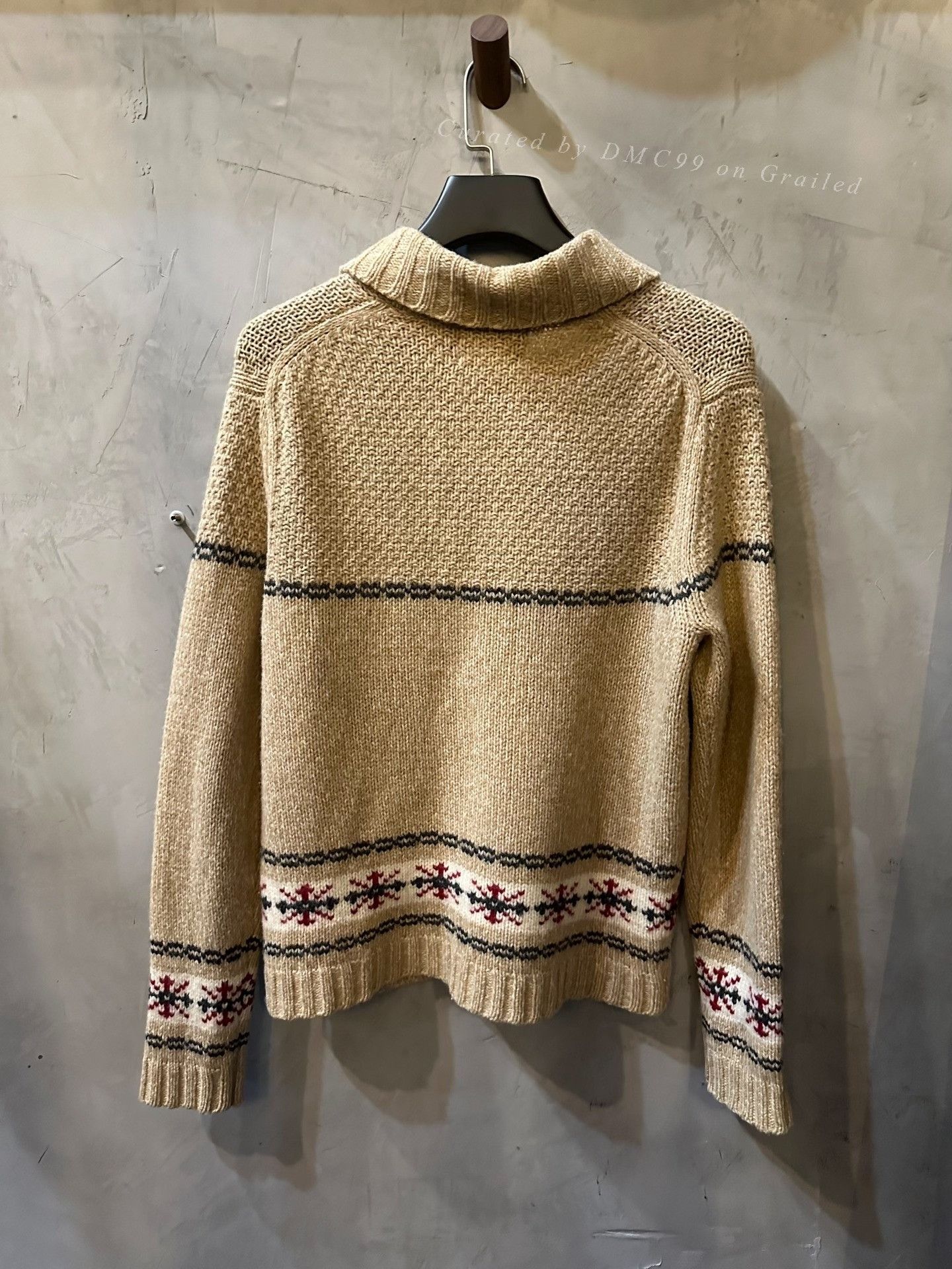 Vintage Vintage Wool Knit Indian Ski Totem Sweater Size US M / EU 48-50 / 2 - 3 Thumbnail