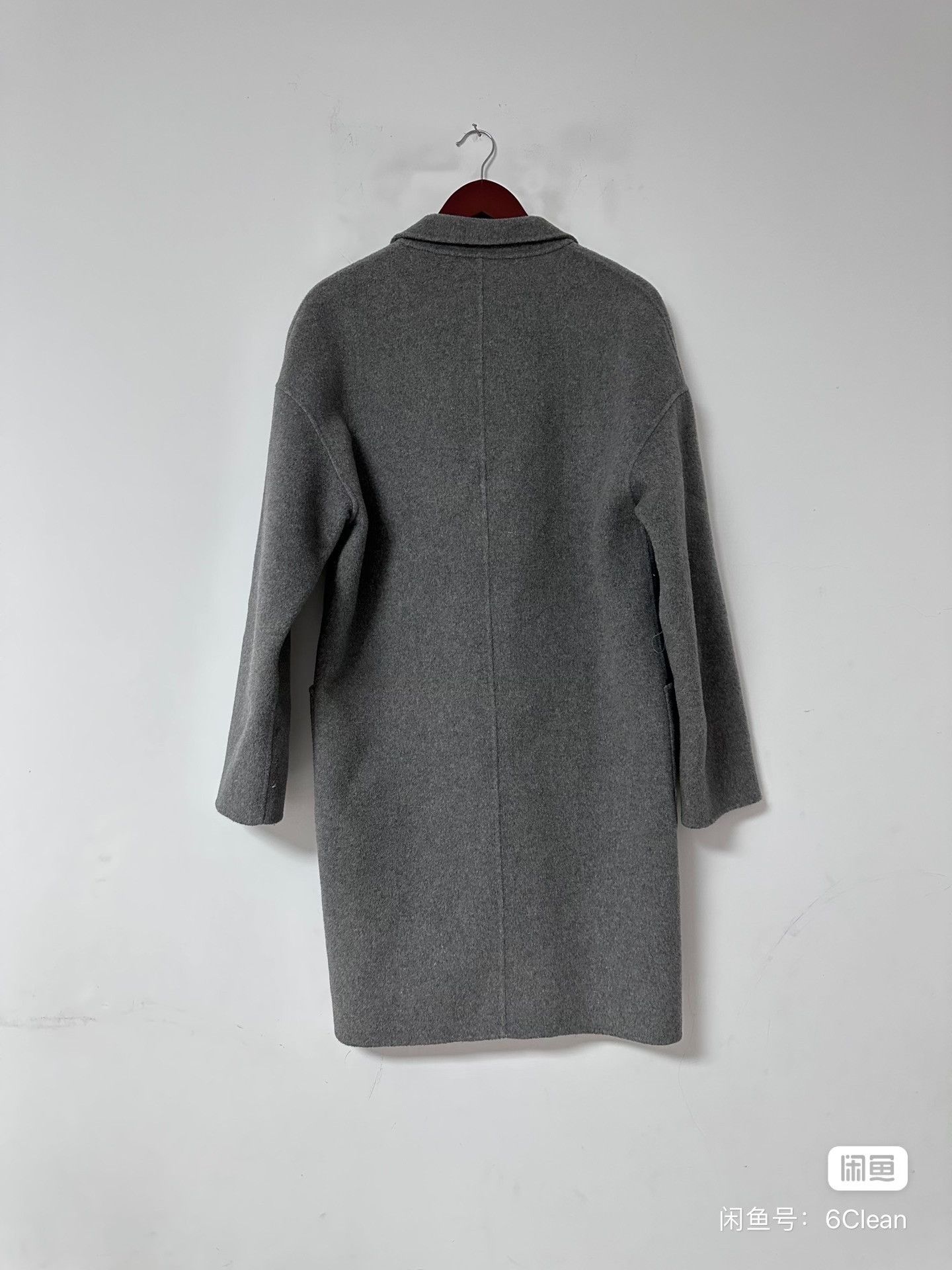 Vintage Vintage Gray Pure Wool Coat Size US M / EU 48-50 / 2 - 2 Thumbnail