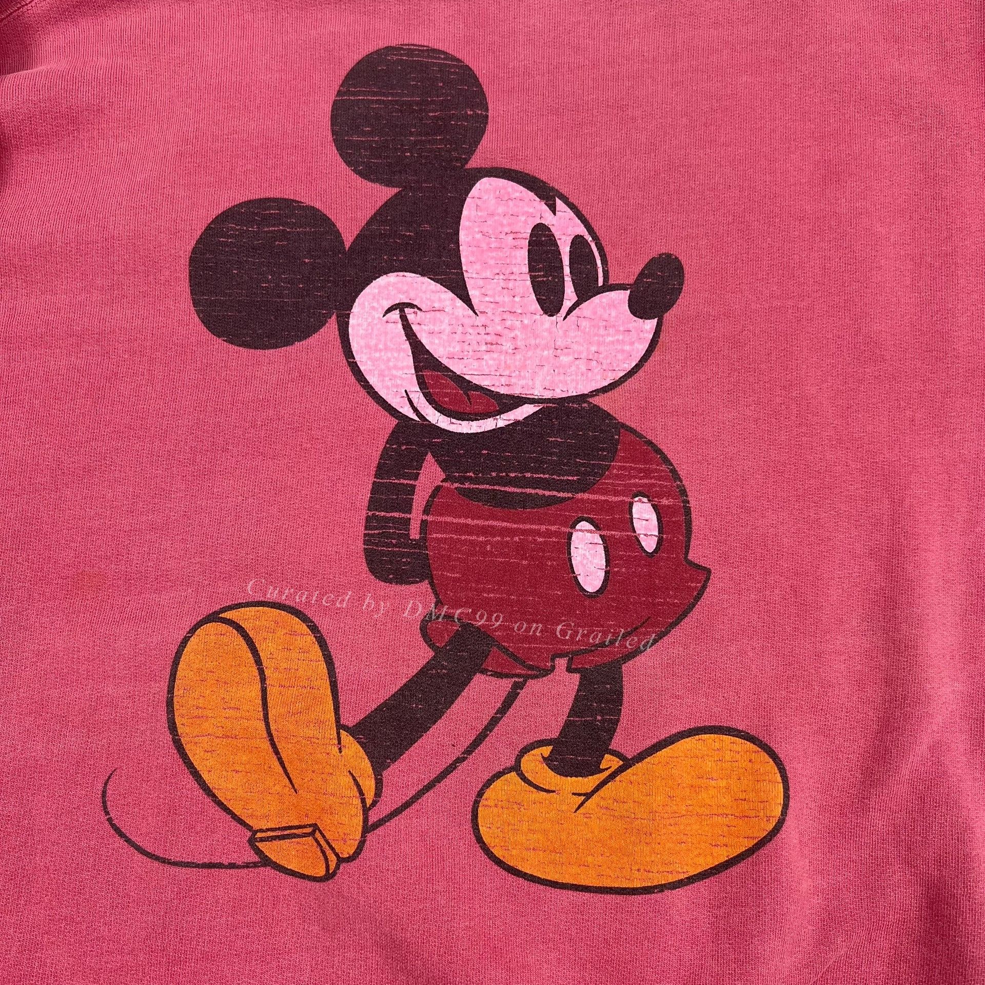 Vintage Vintage Disney Mickey Boxy Hoodie Size US M / EU 48-50 / 2 - 2 Thumbnail