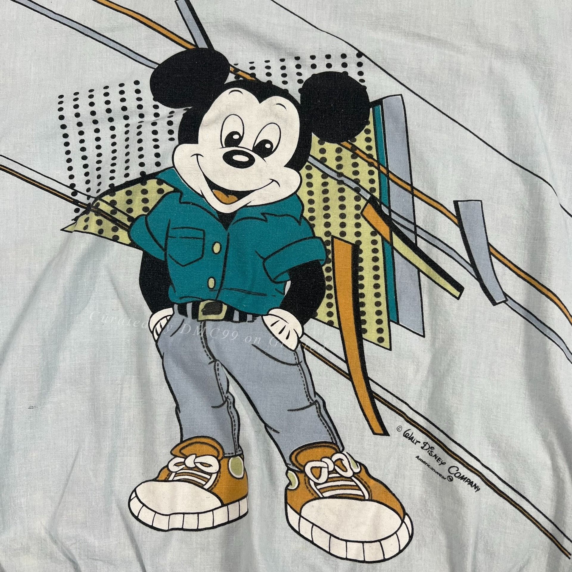 Vintage Vintage Disney Mickey Boxy Hoodie Size US M / EU 48-50 / 2 - 2 Thumbnail