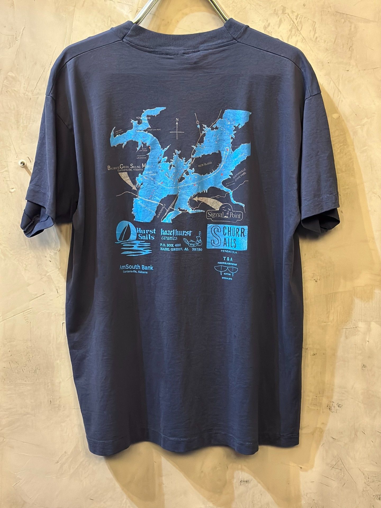 Vintage Vintage 90s USA Map Print T-shirt Size US M / EU 48-50 / 2 - 3 Thumbnail