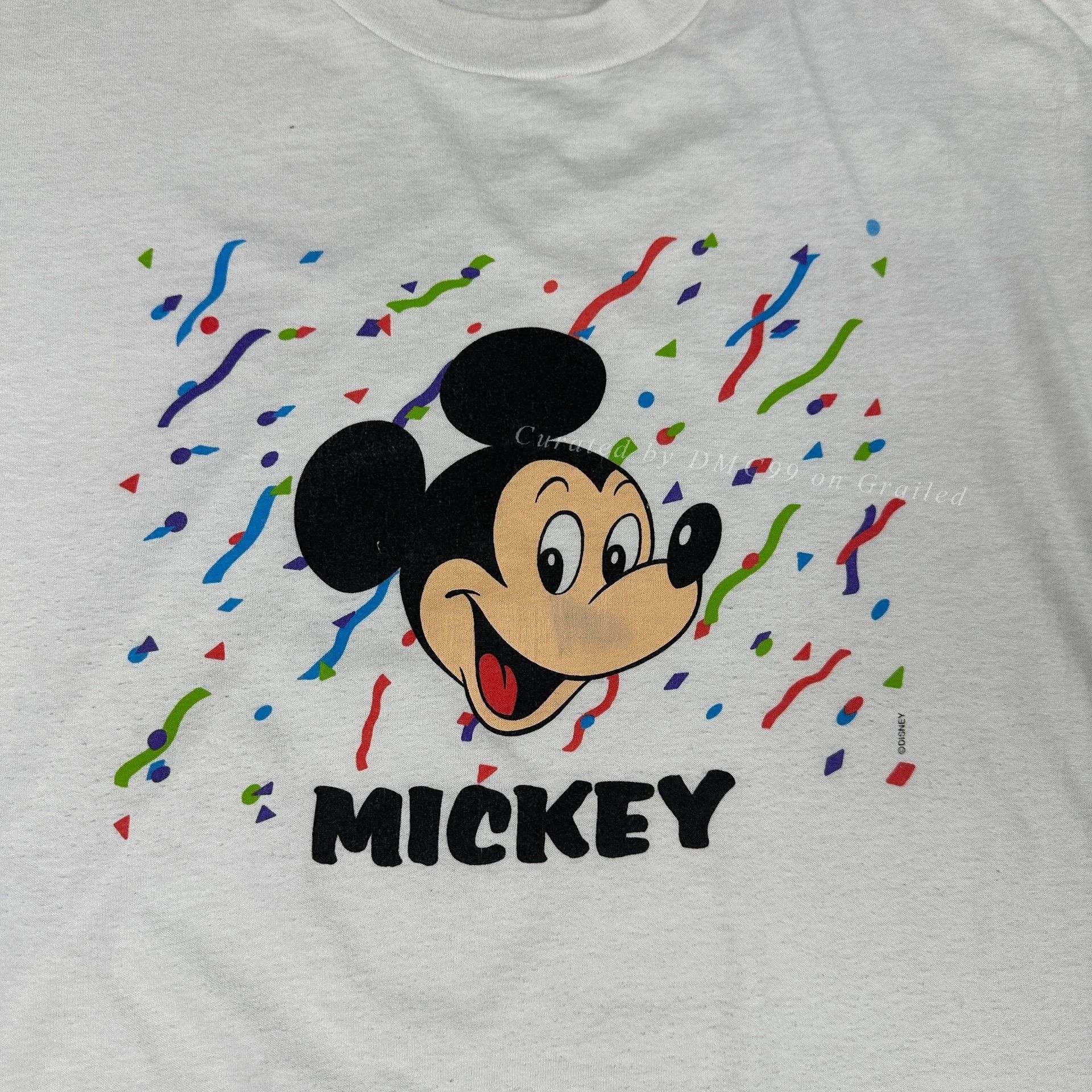 Vintage Vintage 90s Mickey USA Made Tee Size US XXL / EU 58 / 5 - 2 Thumbnail