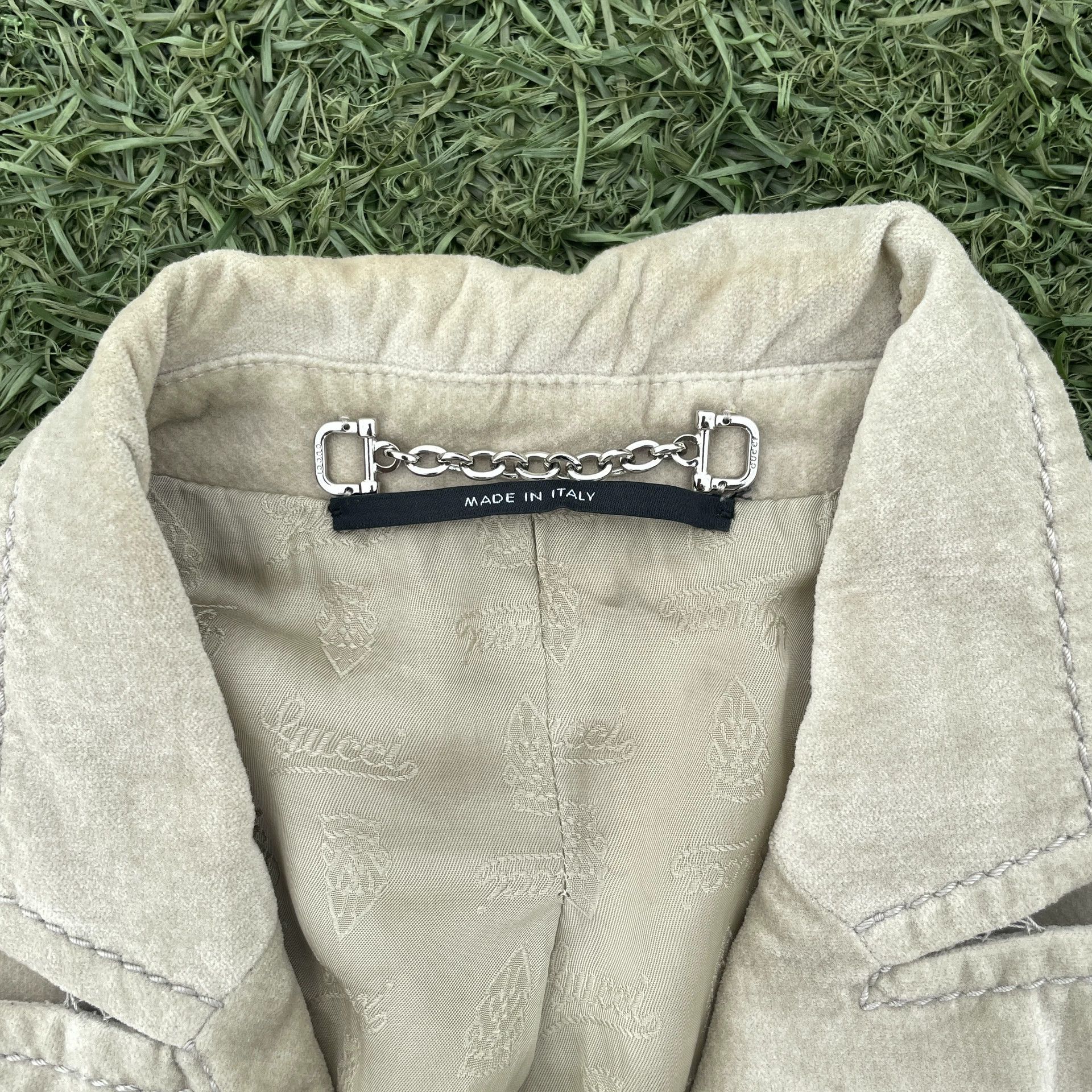 Gucci Gucci 1970s Vintage Green Jacket Size XS / US 0-2 / IT 36-38 - 5 Thumbnail