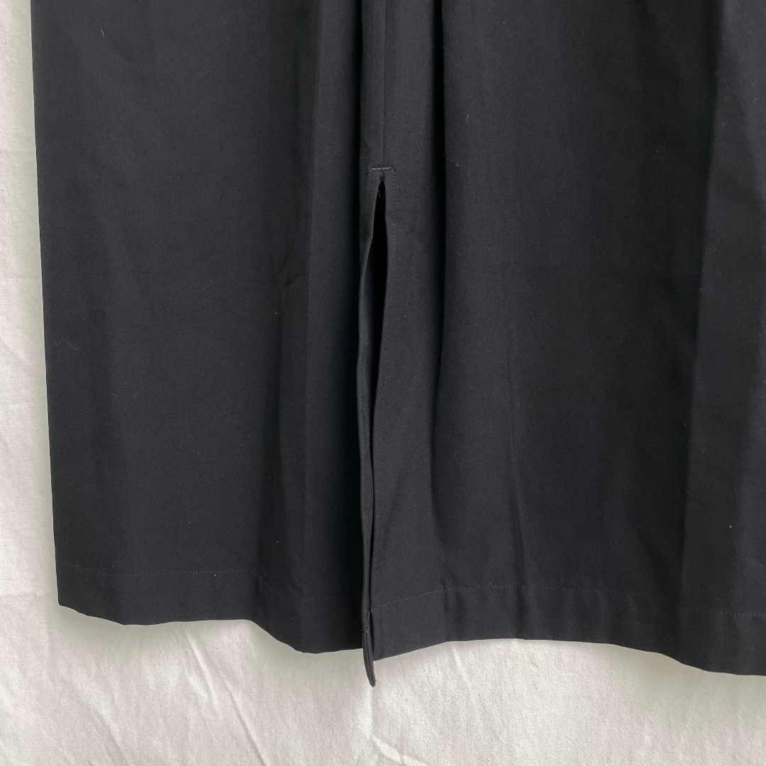 Yohji Yamamoto Yohji Yamamoto Black Wrap Skirt Size 40" / US 18 - 4 Thumbnail