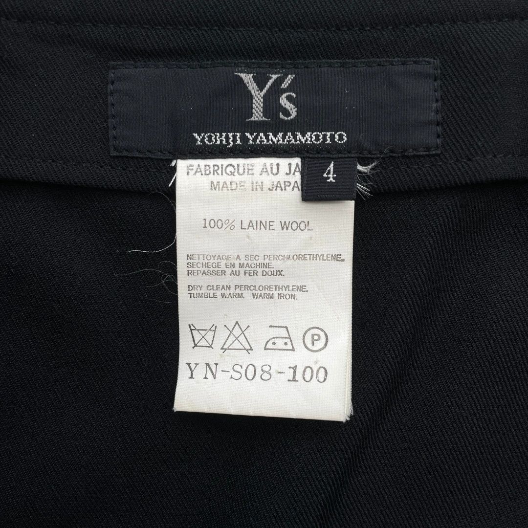 Yohji Yamamoto Yohji Yamamoto Black Wrap Skirt Size 40" / US 18 - 7 Thumbnail