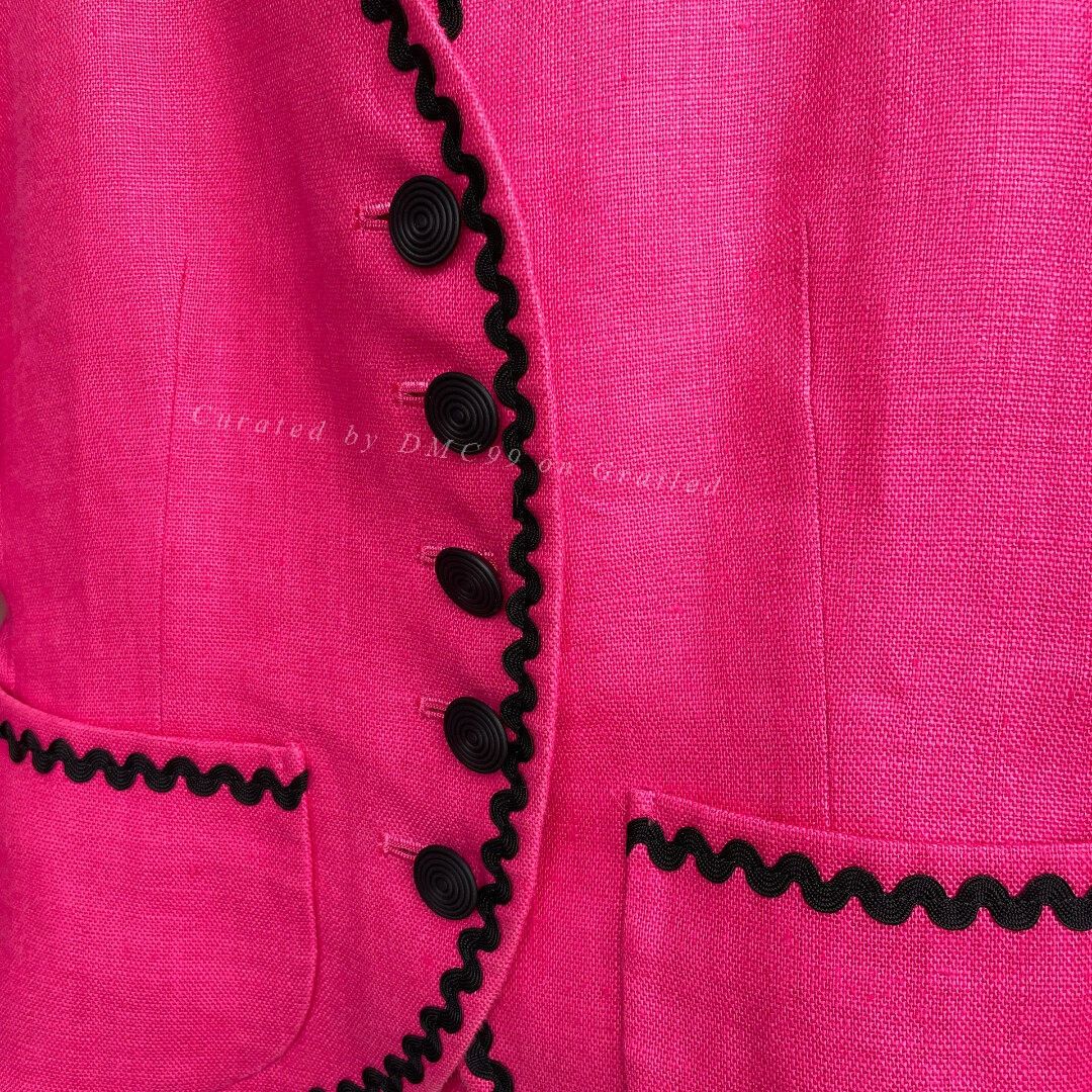 Yves Saint Laurent YSL Vintage Embroidered Cardigan Size M / US 6-8 / IT 42-44 - 5 Thumbnail