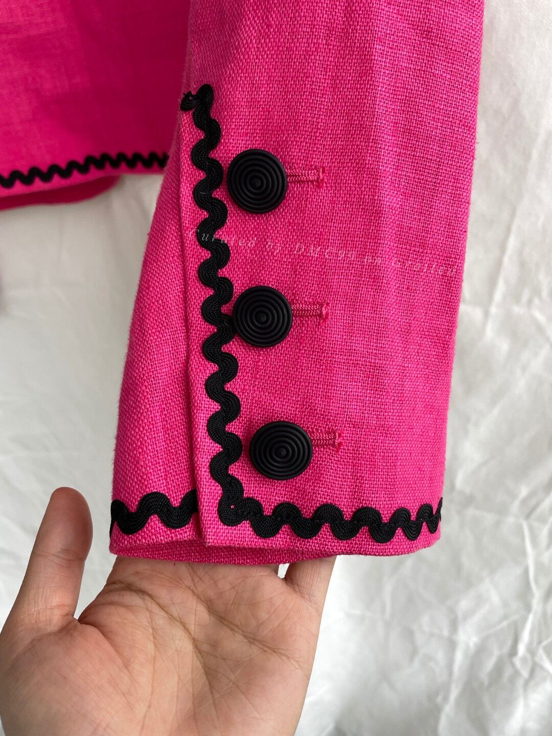 Yves Saint Laurent YSL Vintage Embroidered Cardigan Size M / US 6-8 / IT 42-44 - 6 Thumbnail