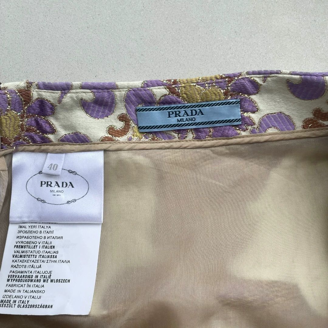 Prada Prada 2015SS Embroidered Skirt Size 40" / US 18 - 5 Thumbnail