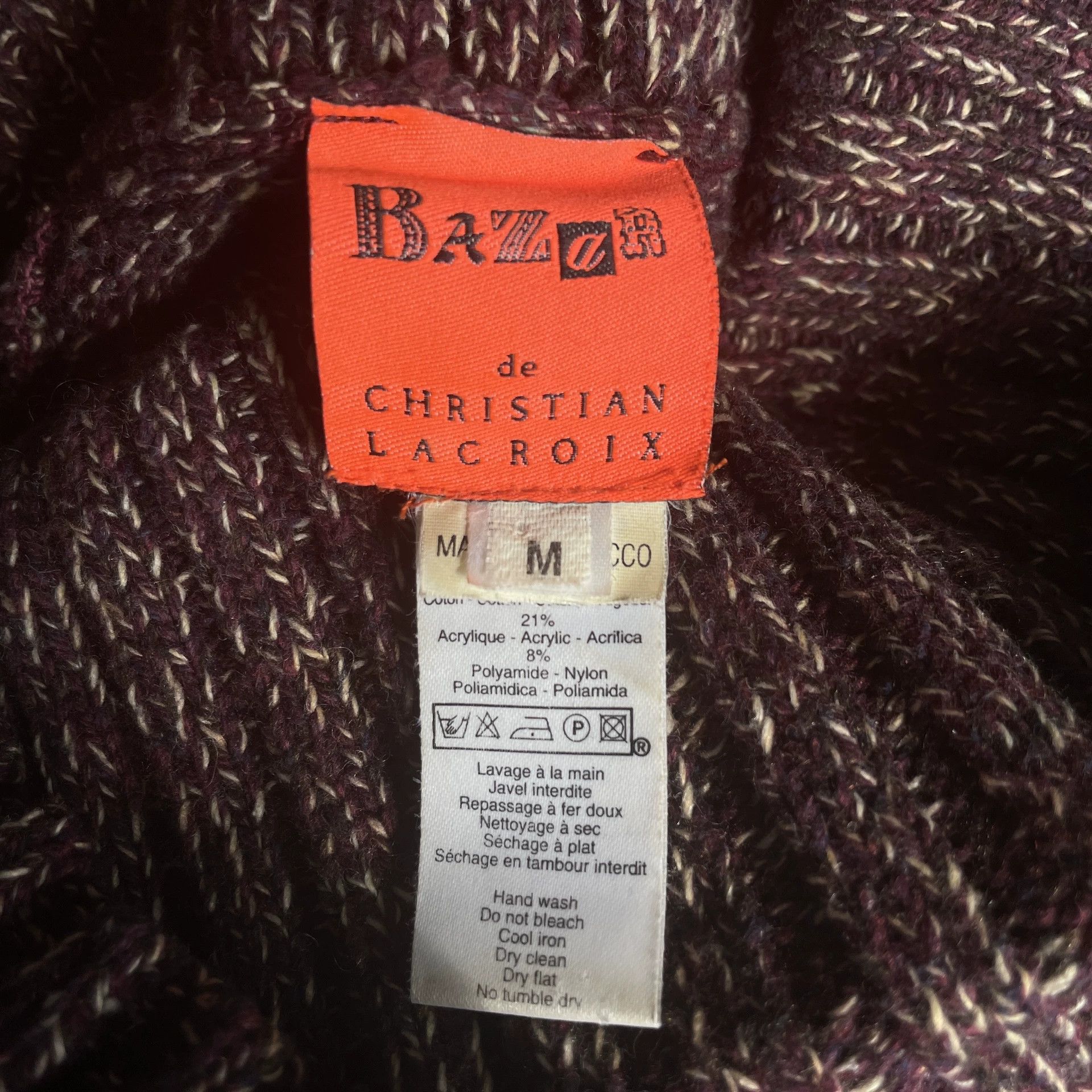 Christian Lacroix Christian Lacroix 1980s Vintage Sweater Size M / US 6-8 / IT 42-44 - 6 Thumbnail