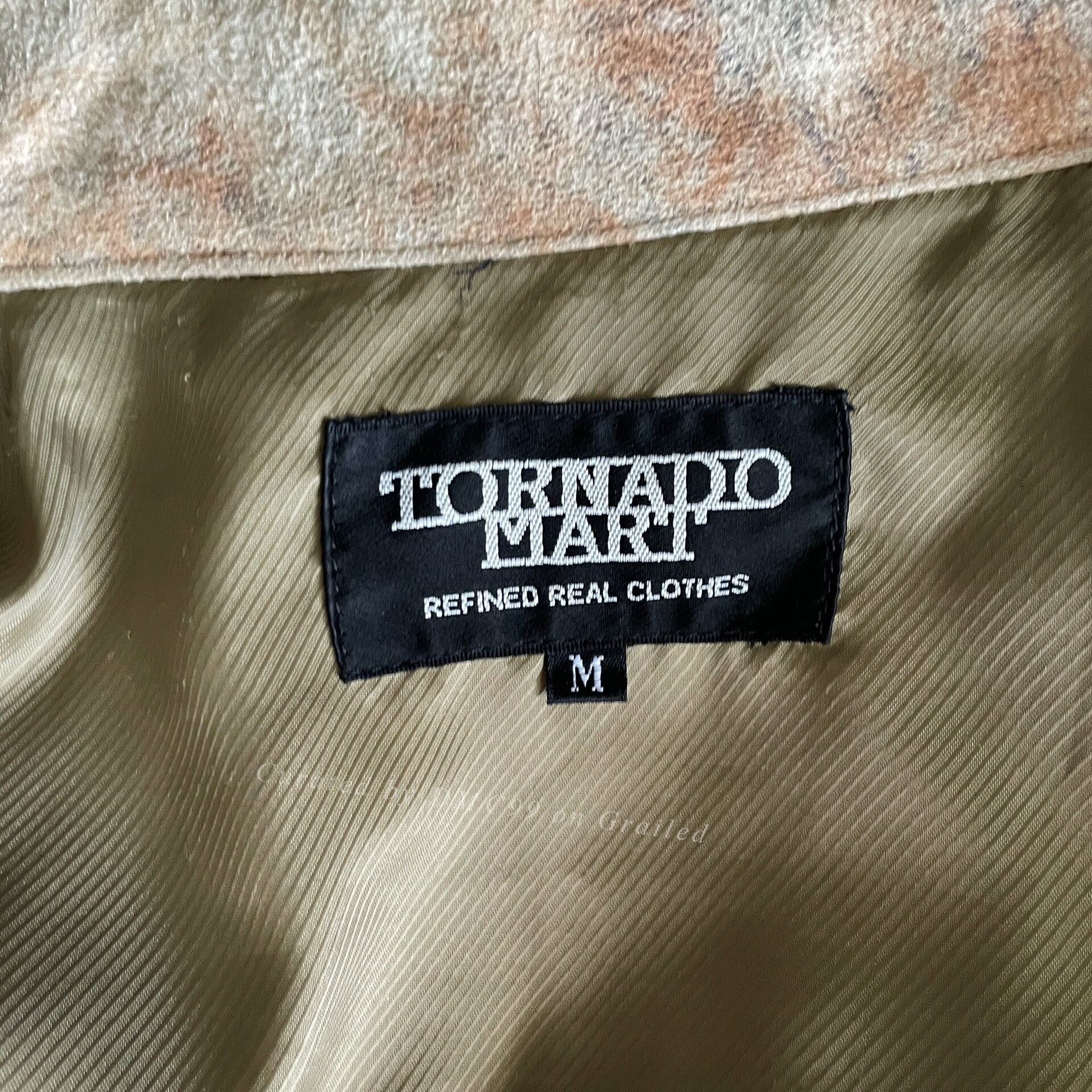 Tornado Mart Tornado Mart Vintage Suede Tie-Dye Biker Jacket Size US M / EU 48-50 / 2 - 8 Thumbnail