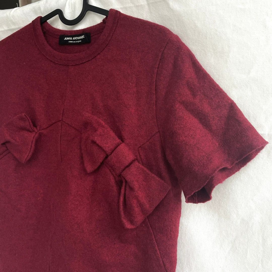 Junya Watanabe Junya Watanabe 2003 Bow Vintage T-shirt Size M / US 6-8 / IT 42-44 - 2 Thumbnail