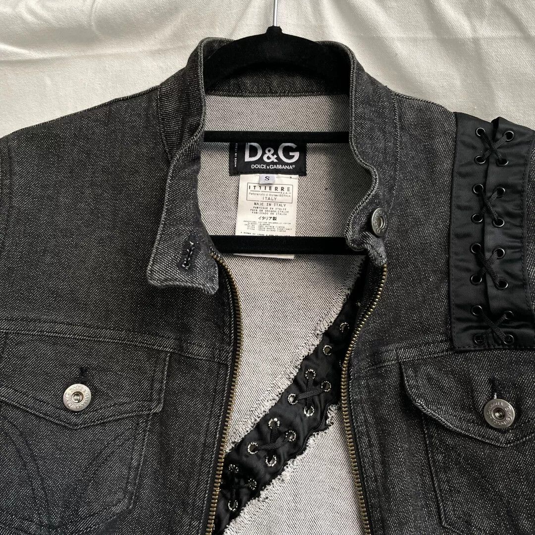 Dolce & Gabbana Dolce & Gabbana Vintage 90s Buckle Biker Jacket Size S / US 4 / IT 40 - 7 Thumbnail