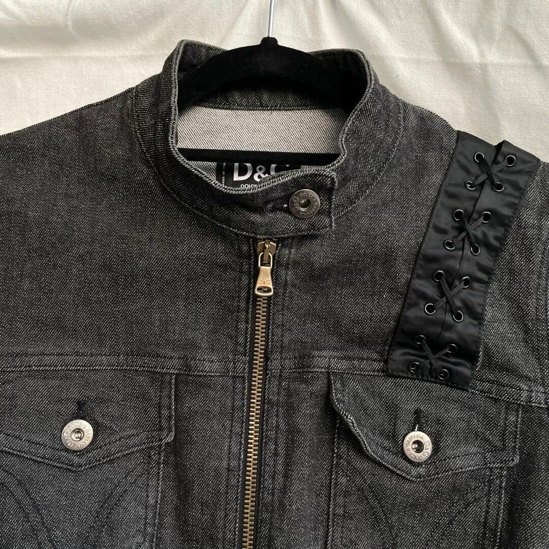 Dolce & Gabbana Dolce & Gabbana Vintage 90s Buckle Biker Jacket Size S / US 4 / IT 40 - 2 Thumbnail