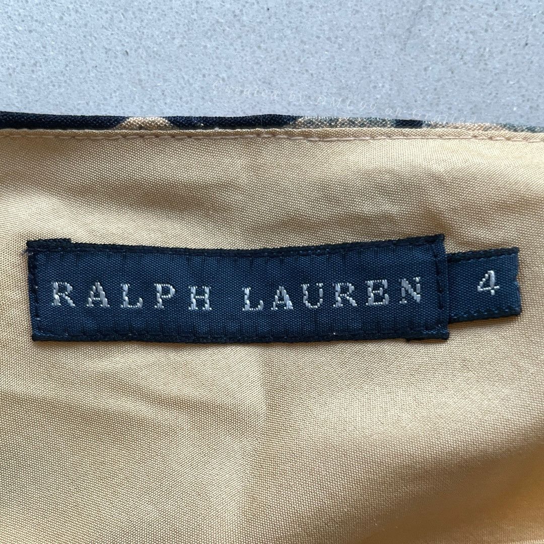 Ralph Lauren Ralph Lauren Vintage Silk Geometric Midi Skirt Size 40" / US 18 - 6 Thumbnail
