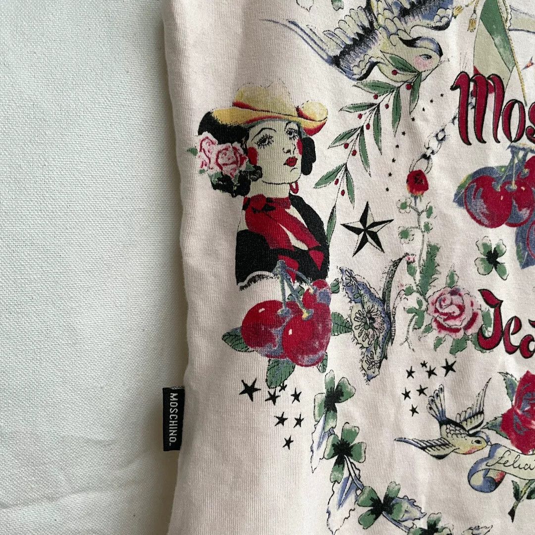 Moschino Moschino Vintage Tattoo Print Y2K Top Size S / US 4 / IT 40 - 3 Thumbnail