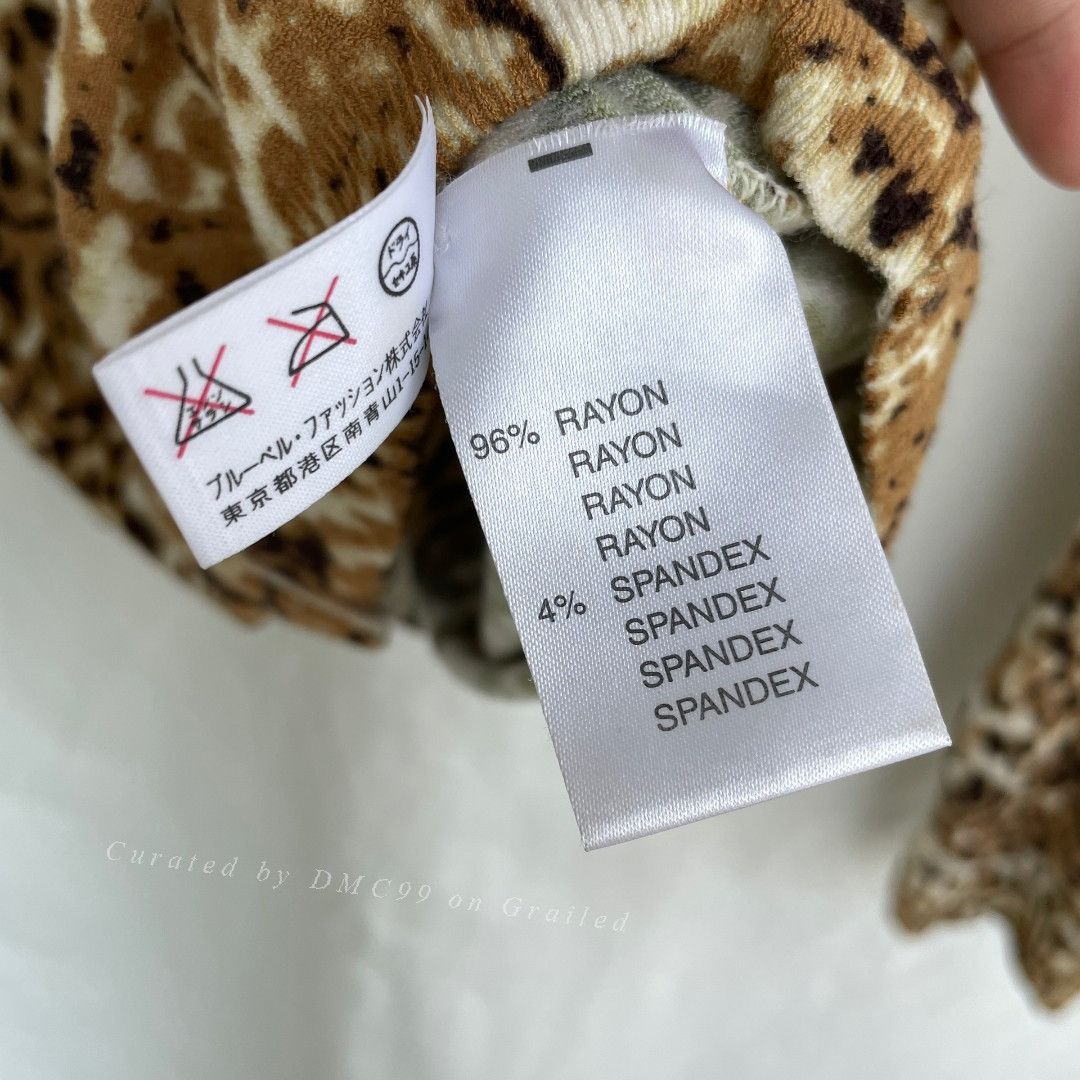 Blumarine Blumarine Leopard Floral Y2K Knit Top Size XS / US 0-2 / IT 36-38 - 5 Thumbnail