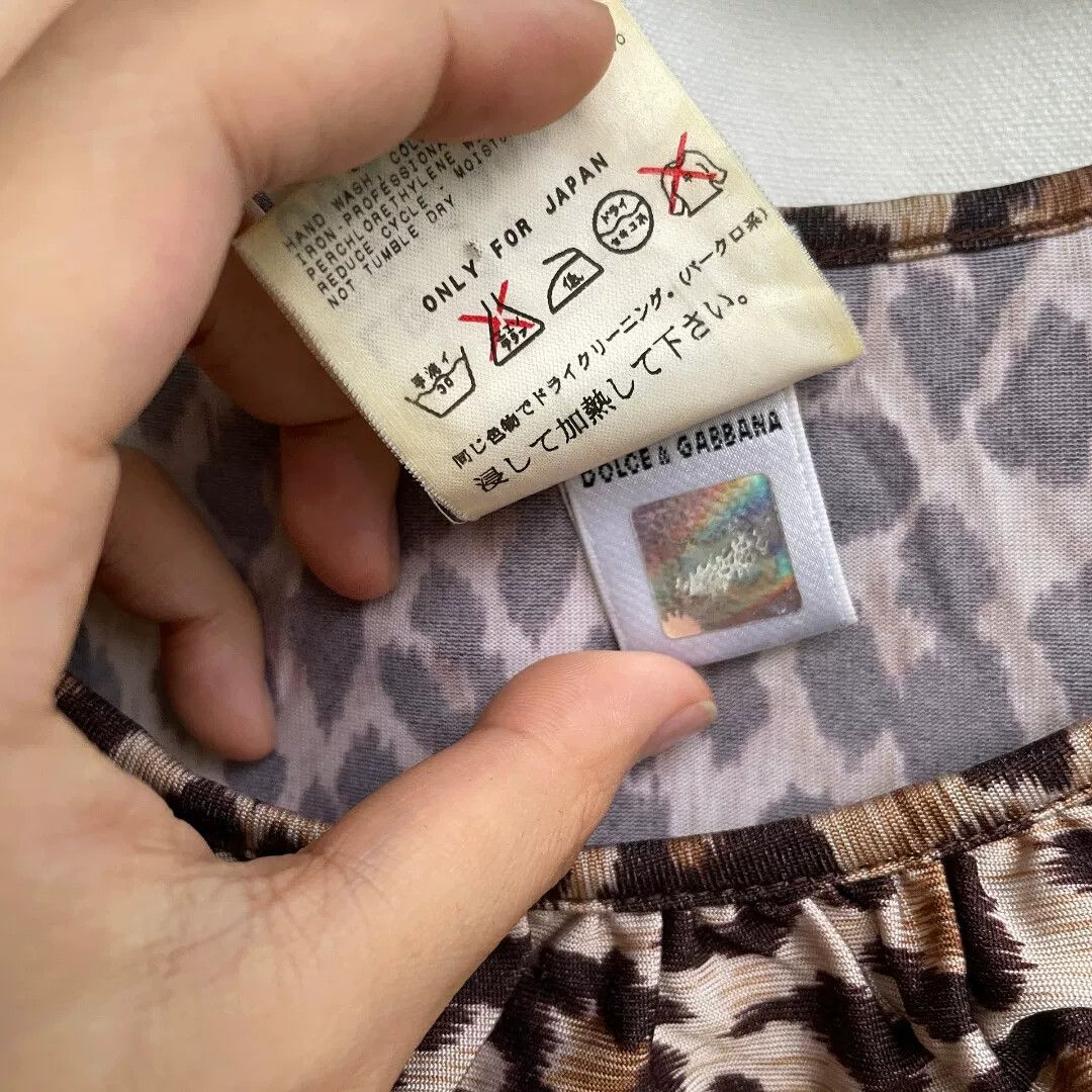 Dolce & Gabbana Dolce & Gabbana Y2K Leopard Tank Top Size S / US 4 / IT 40 - 3 Thumbnail