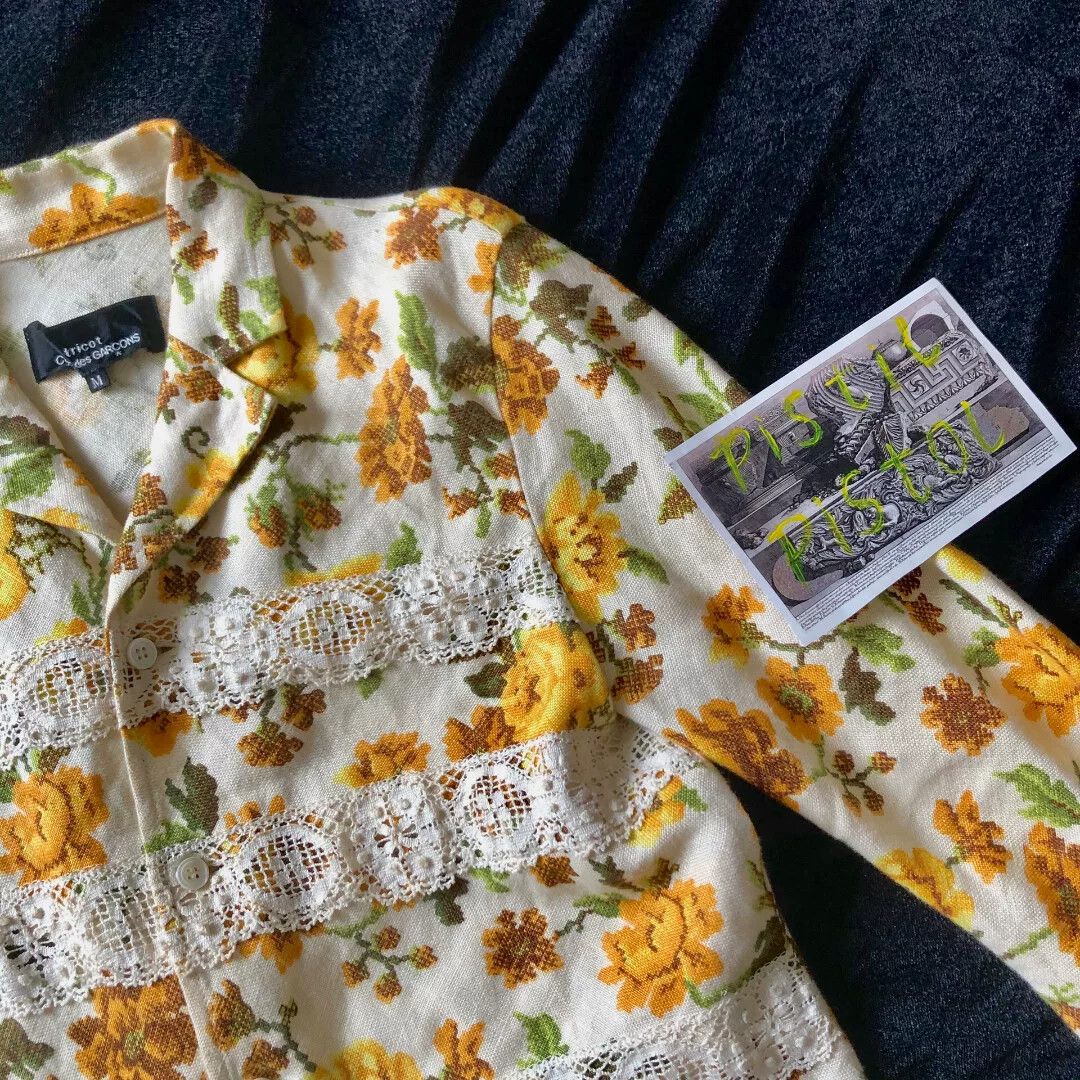 Comme des Garcons Comme des Garçons Floral Print Shirt Size M / US 6-8 / IT 42-44 - 3 Thumbnail