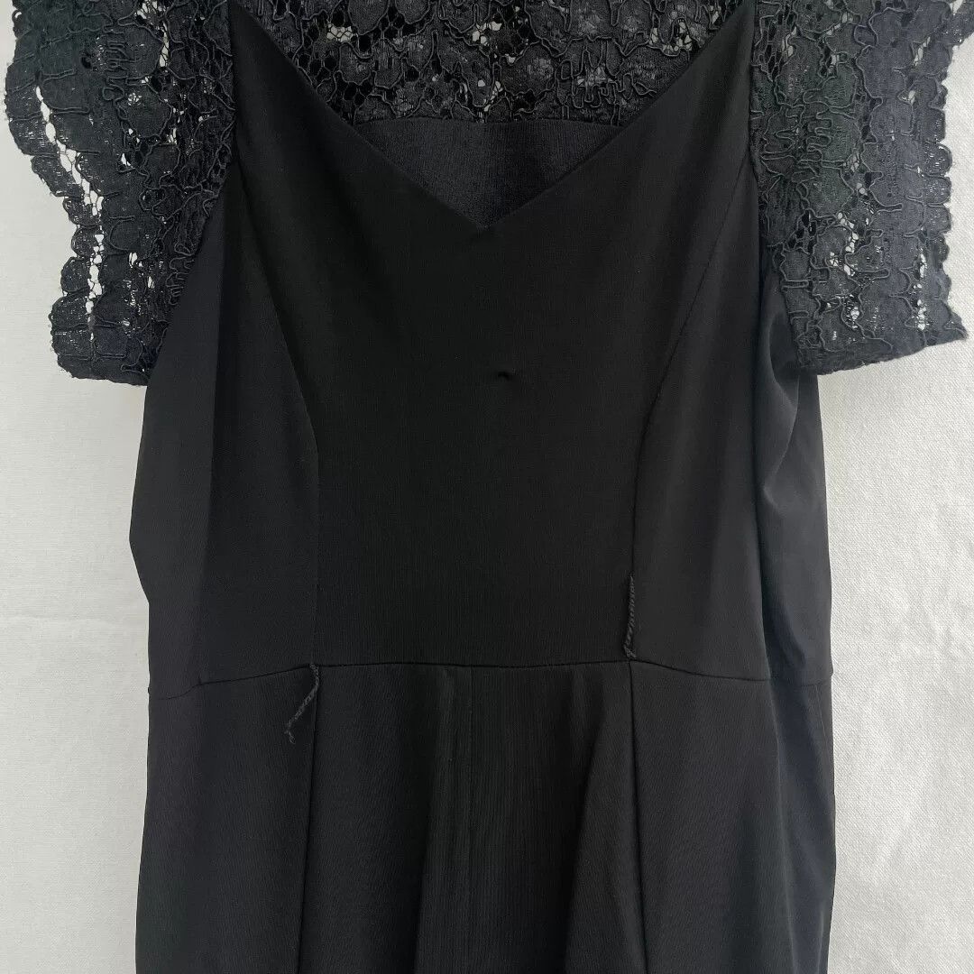 Toga Toga Archives Black Lace Spliced Vintage Dress Size S / US 4 / IT 40 - 5 Thumbnail
