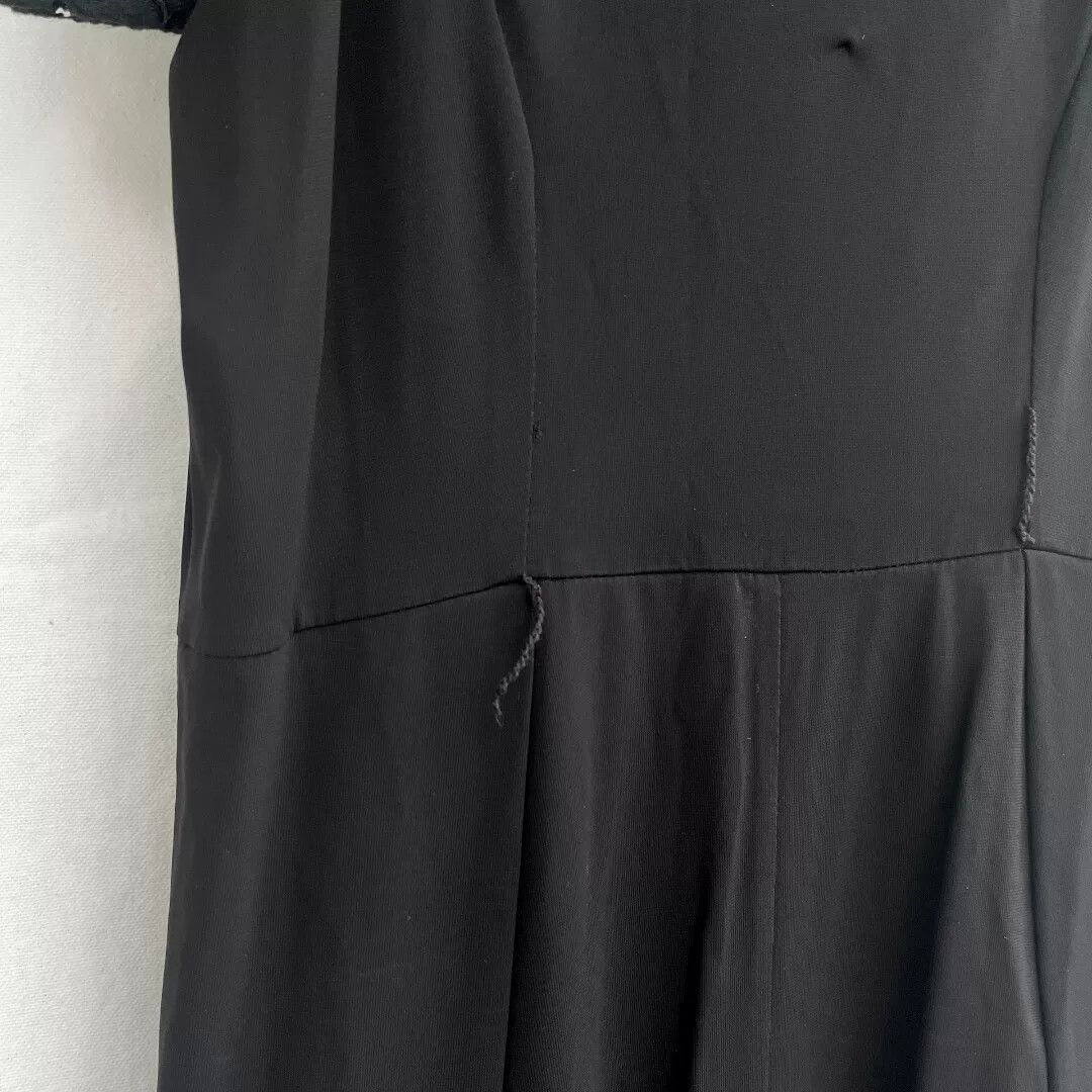 Toga Toga Archives Black Lace Spliced Vintage Dress Size S / US 4 / IT 40 - 6 Thumbnail