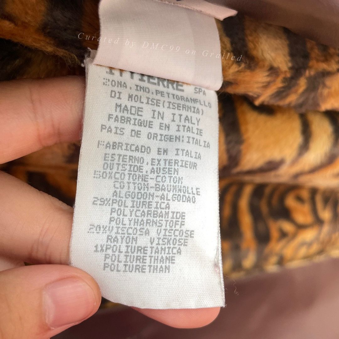 Dolce & Gabbana DG Vintage 90s Tiger Fur Coat Size US M / EU 48-50 / 2 - 6 Thumbnail