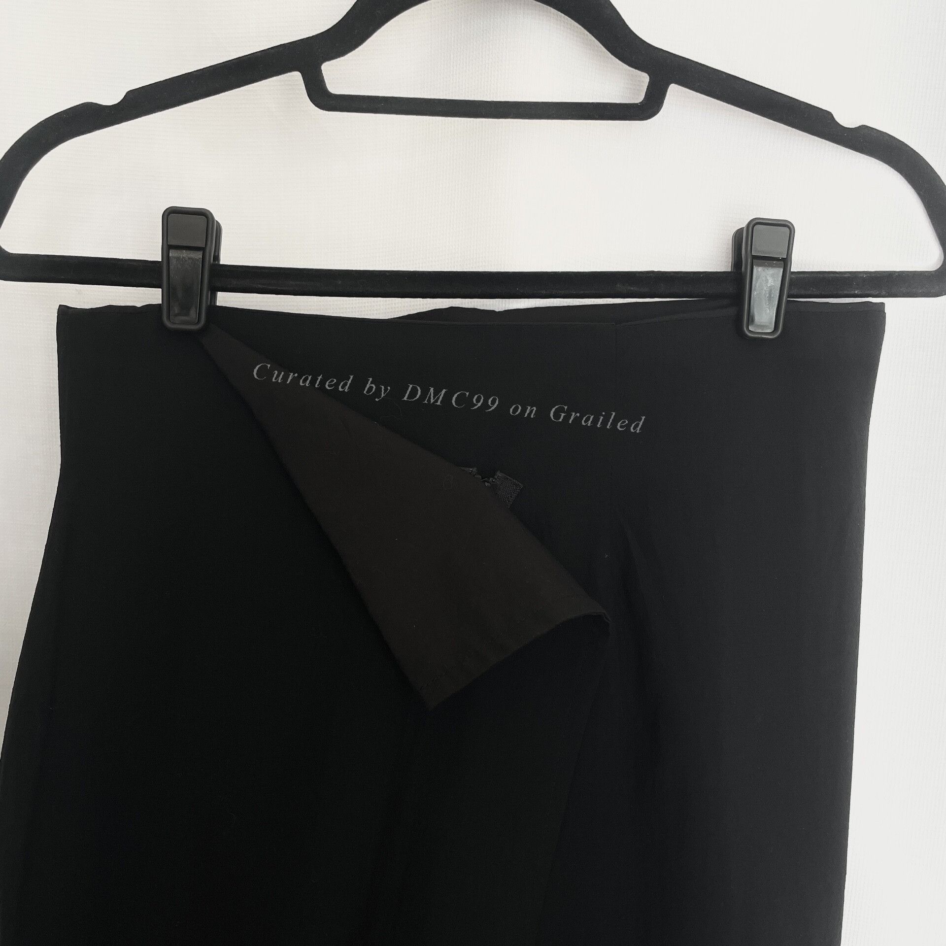 Yohji Yamamoto Y's Yohji Yamamoto Wool Wrap Midi Skirt Size 34" / US 12 / IT 48 - 5 Thumbnail
