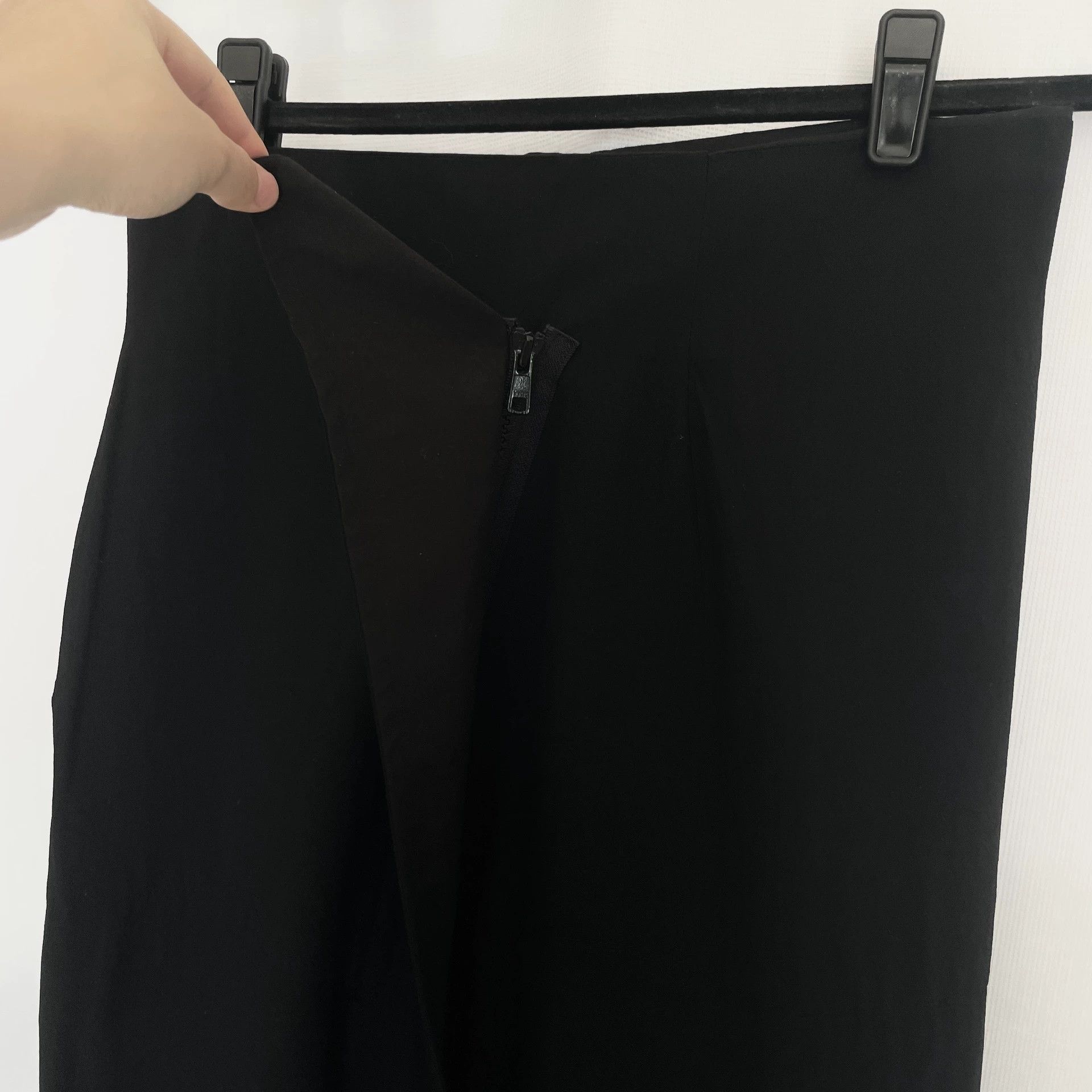 Yohji Yamamoto Y's Yohji Yamamoto Wool Wrap Midi Skirt Size 34" / US 12 / IT 48 - 6 Thumbnail