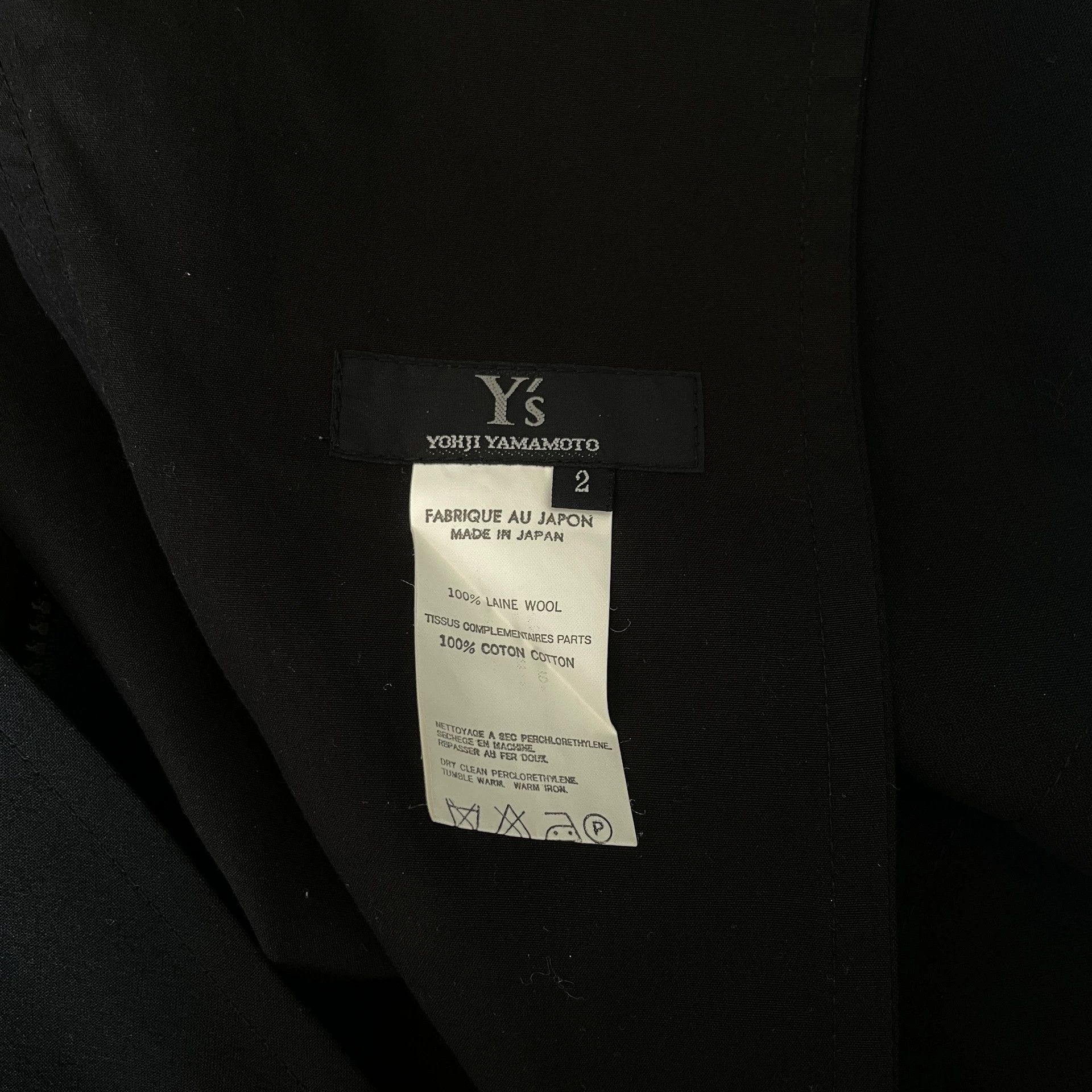 Yohji Yamamoto Y's Yohji Yamamoto Wool Wrap Midi Skirt Size 34" / US 12 / IT 48 - 8 Thumbnail
