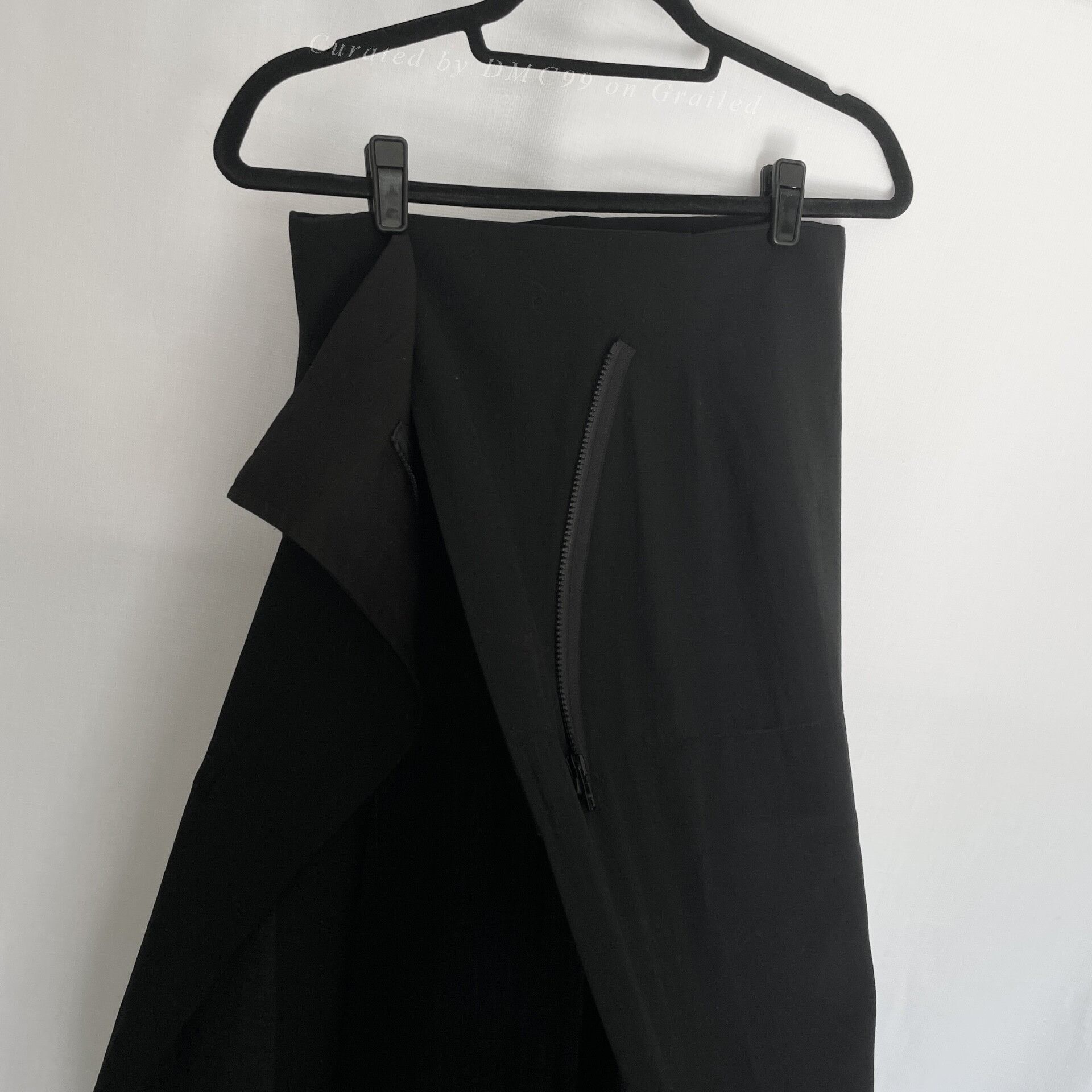 Yohji Yamamoto Y's Yohji Yamamoto Wool Wrap Midi Skirt Size 34" / US 12 / IT 48 - 7 Thumbnail