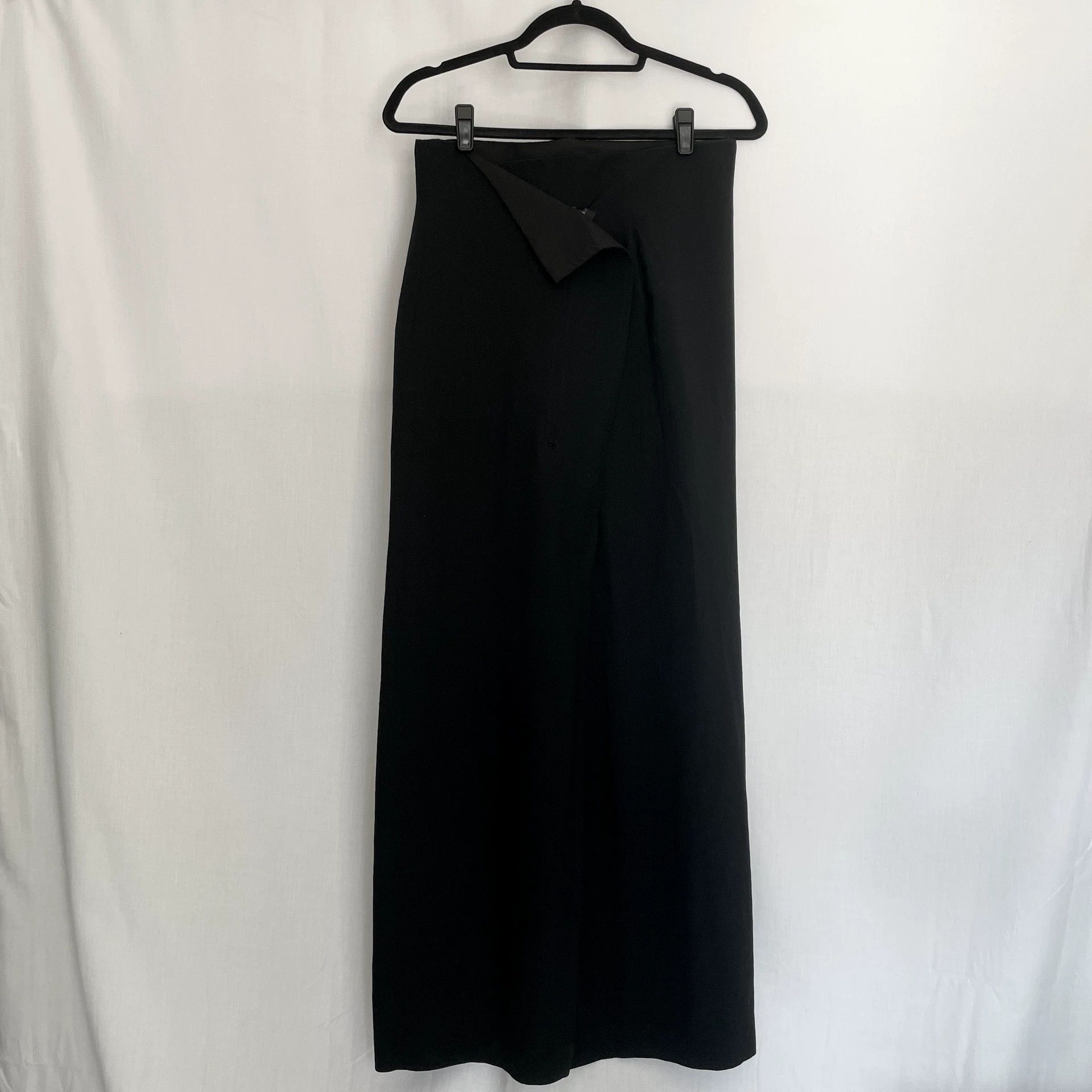 Yohji Yamamoto Y's Yohji Yamamoto Wool Wrap Midi Skirt Size 34" / US 12 / IT 48 - 3 Thumbnail