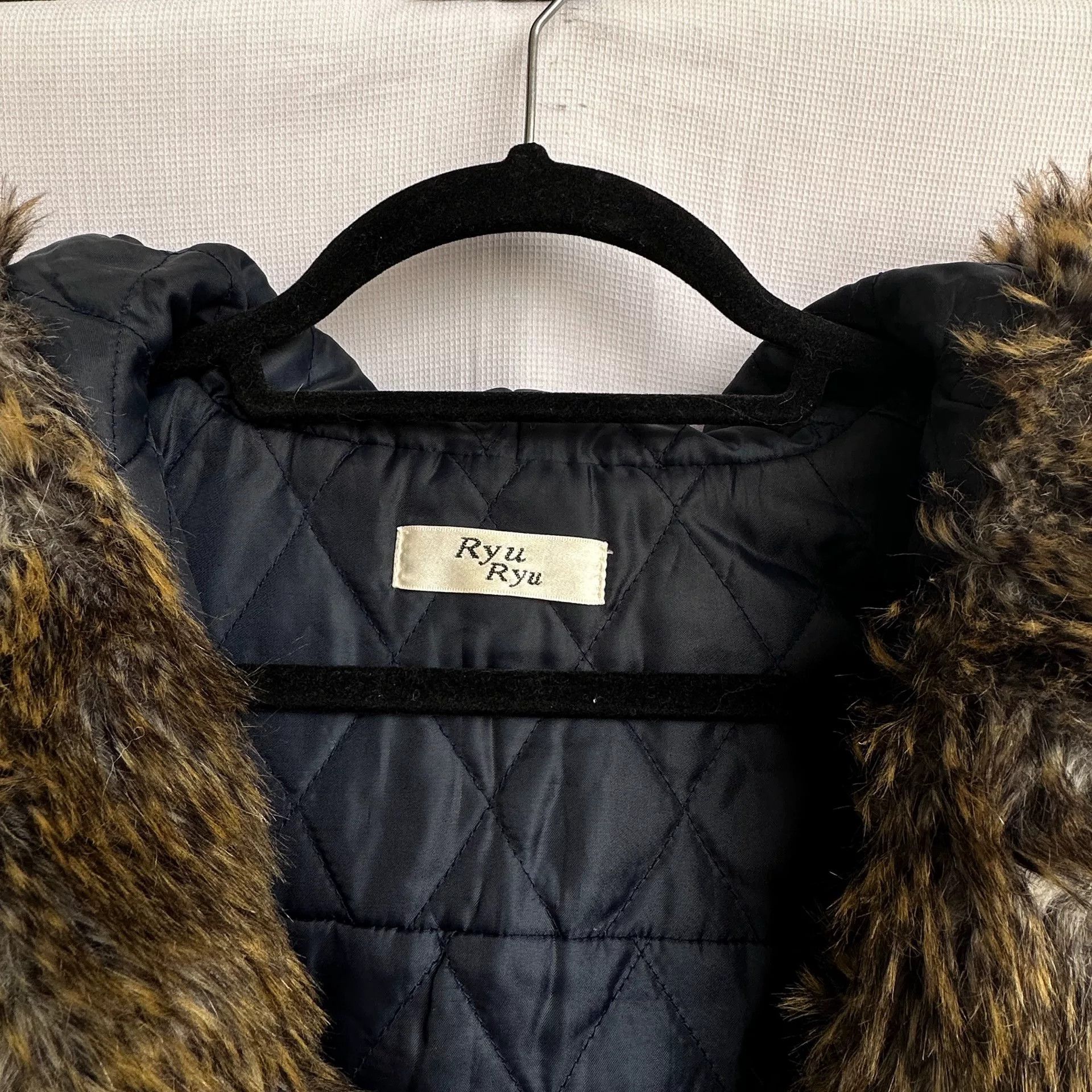 YUME YUME Ryu Ryu Vintage Y2K Denim Fur Hooded Jacket Size S / US 4 / IT 40 - 3 Thumbnail