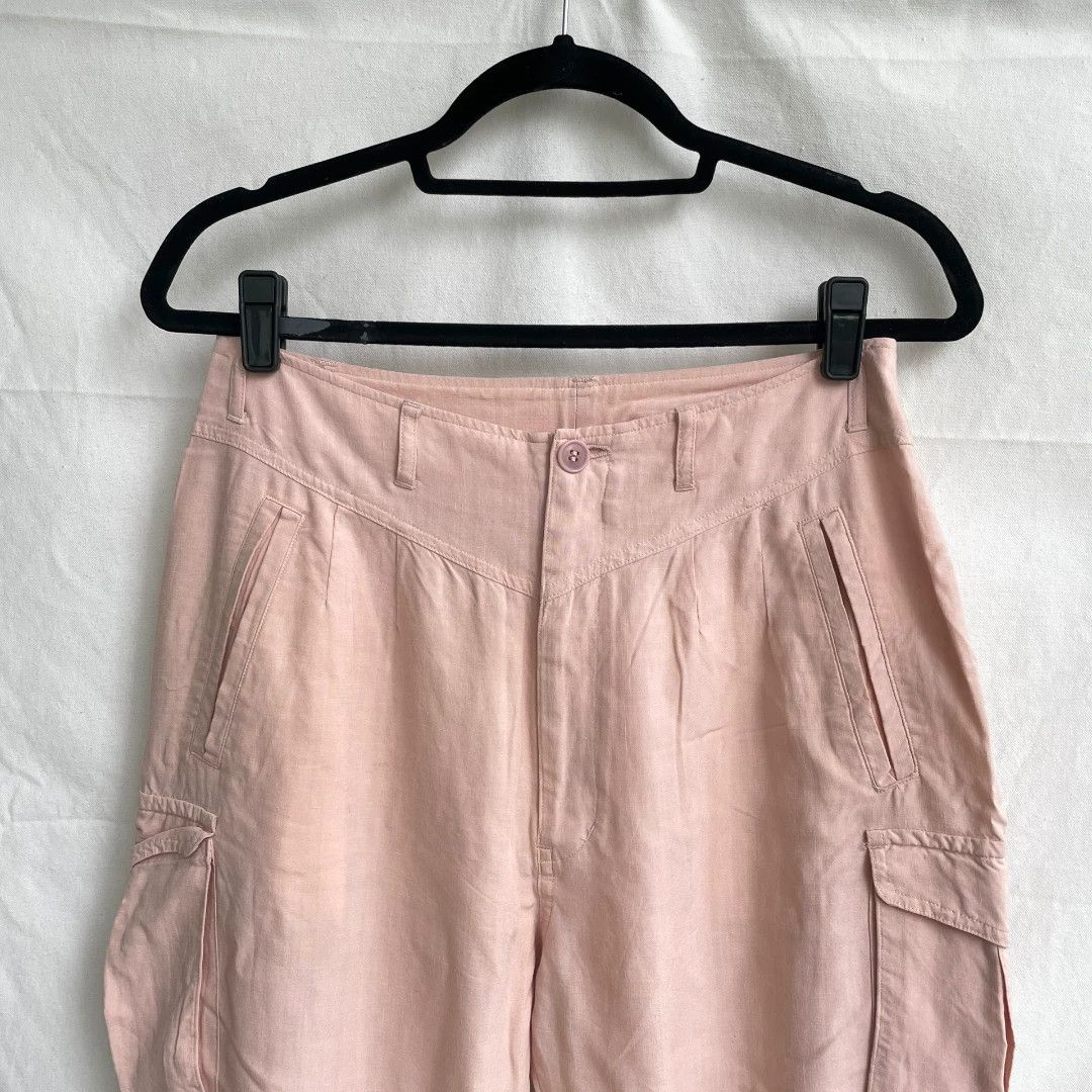 Julius Julius Tapered Pink Women's Pants Size 34" / US 12 / IT 48 - 2 Thumbnail