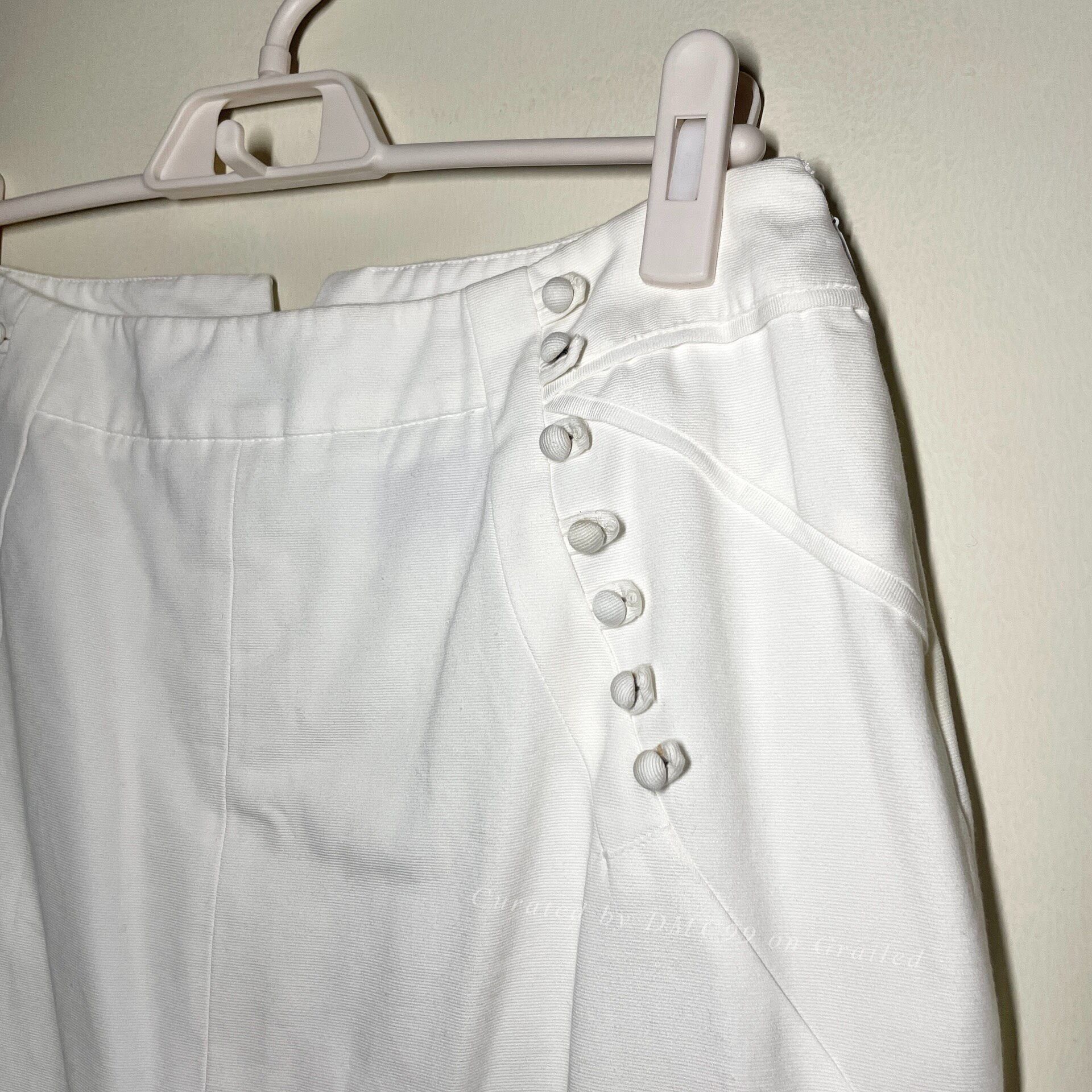 Loewe Loewe 1980s Vintage White Cotton Suit Size S / US 4 / IT 40 - 5 Thumbnail