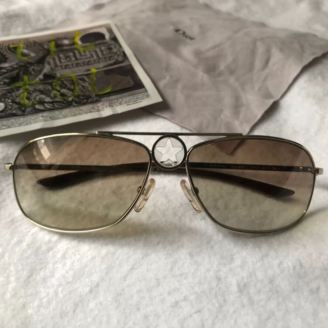 Vintage Vintage Dior Hippy 2 Y2K Star Sunglasses Size ONE SIZE - 3 Thumbnail