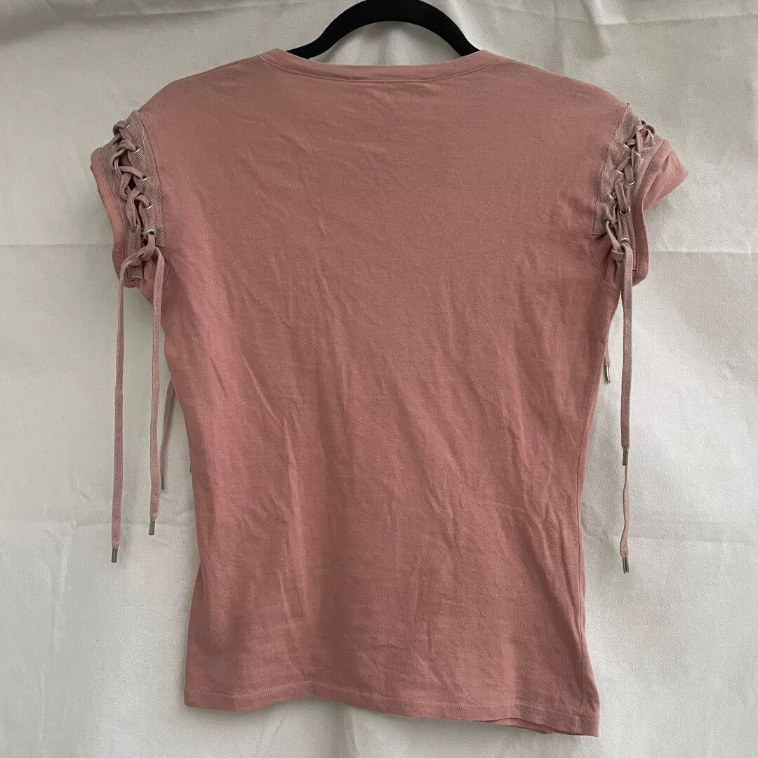 John Galliano Christian Dior 2000s Vintage Strap Top Size XS / US 0-2 / IT 36-38 - 2 Thumbnail