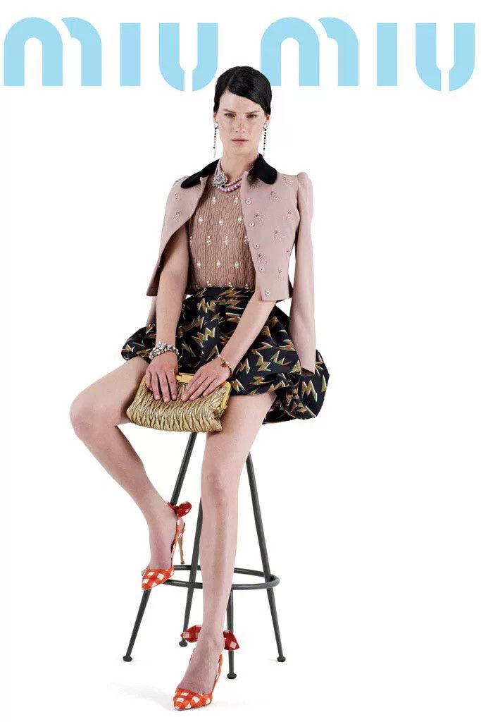 Miu Miu MiuMiu 2012 Resort Mini Puff Skirt Size 36" / US 14 / IT 50 - 5 Thumbnail